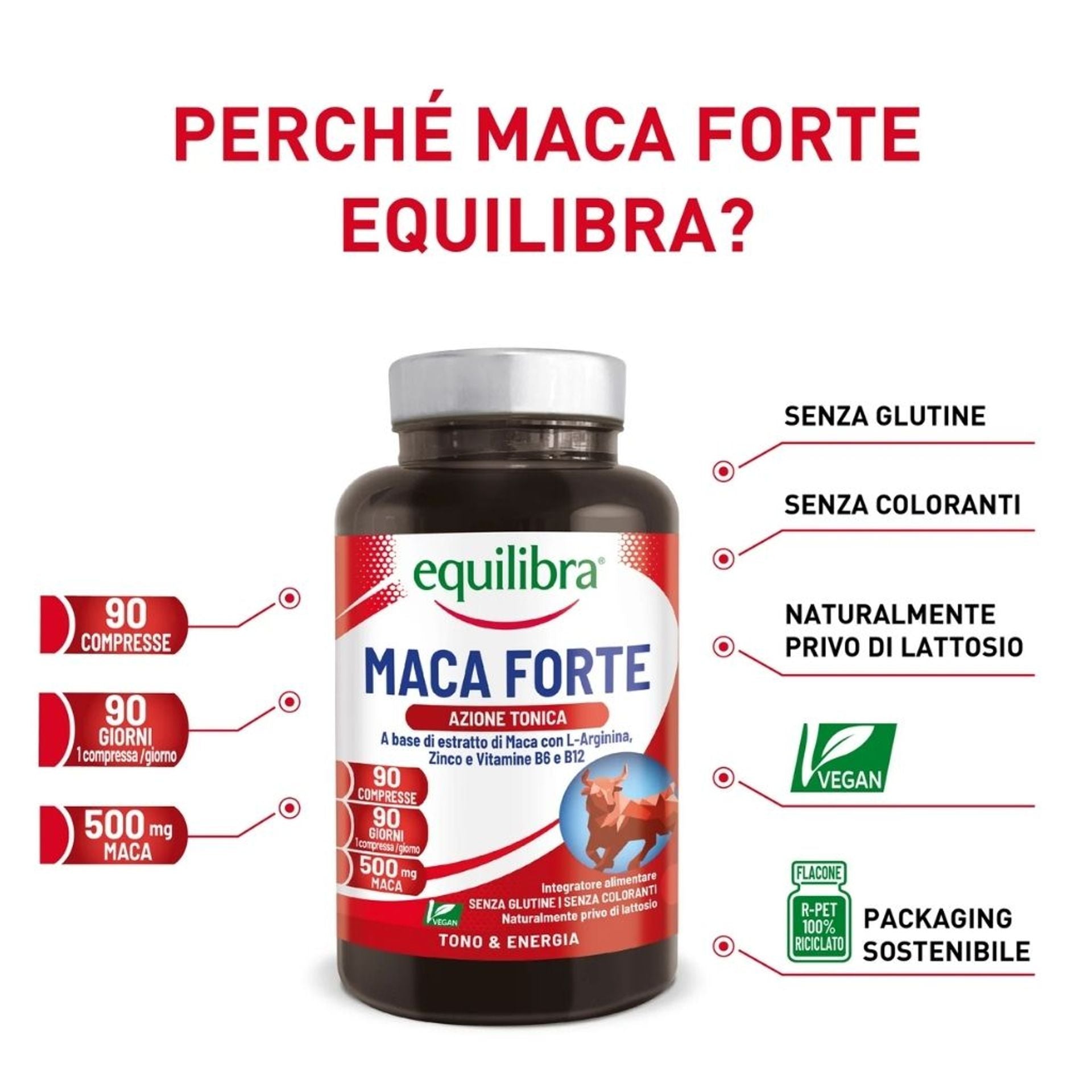 Maca Forte per stanchezza fisica e mentale 90 compresse