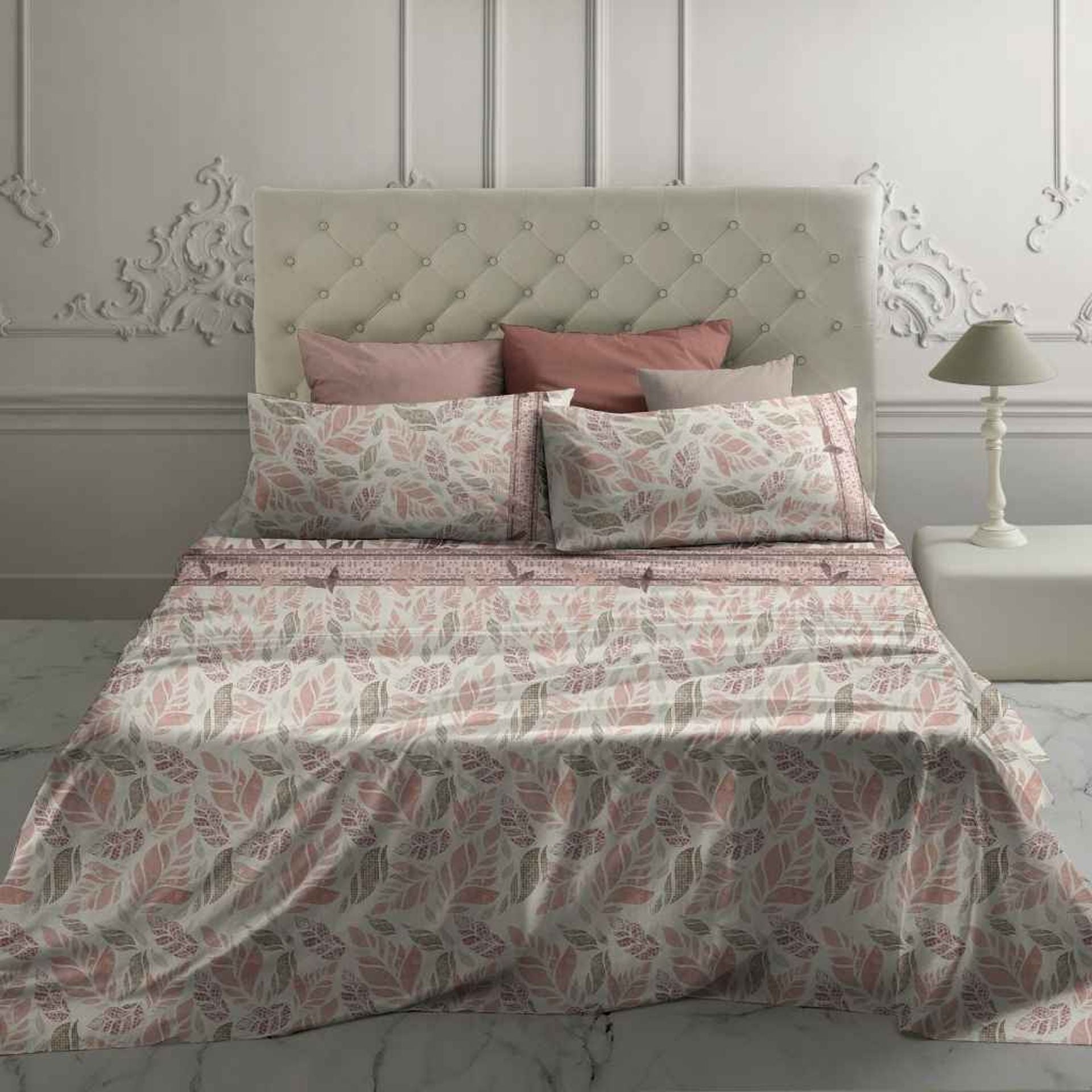 Completo letto matrimoniale maxi Javel 100% percalle di cotone 180 fili