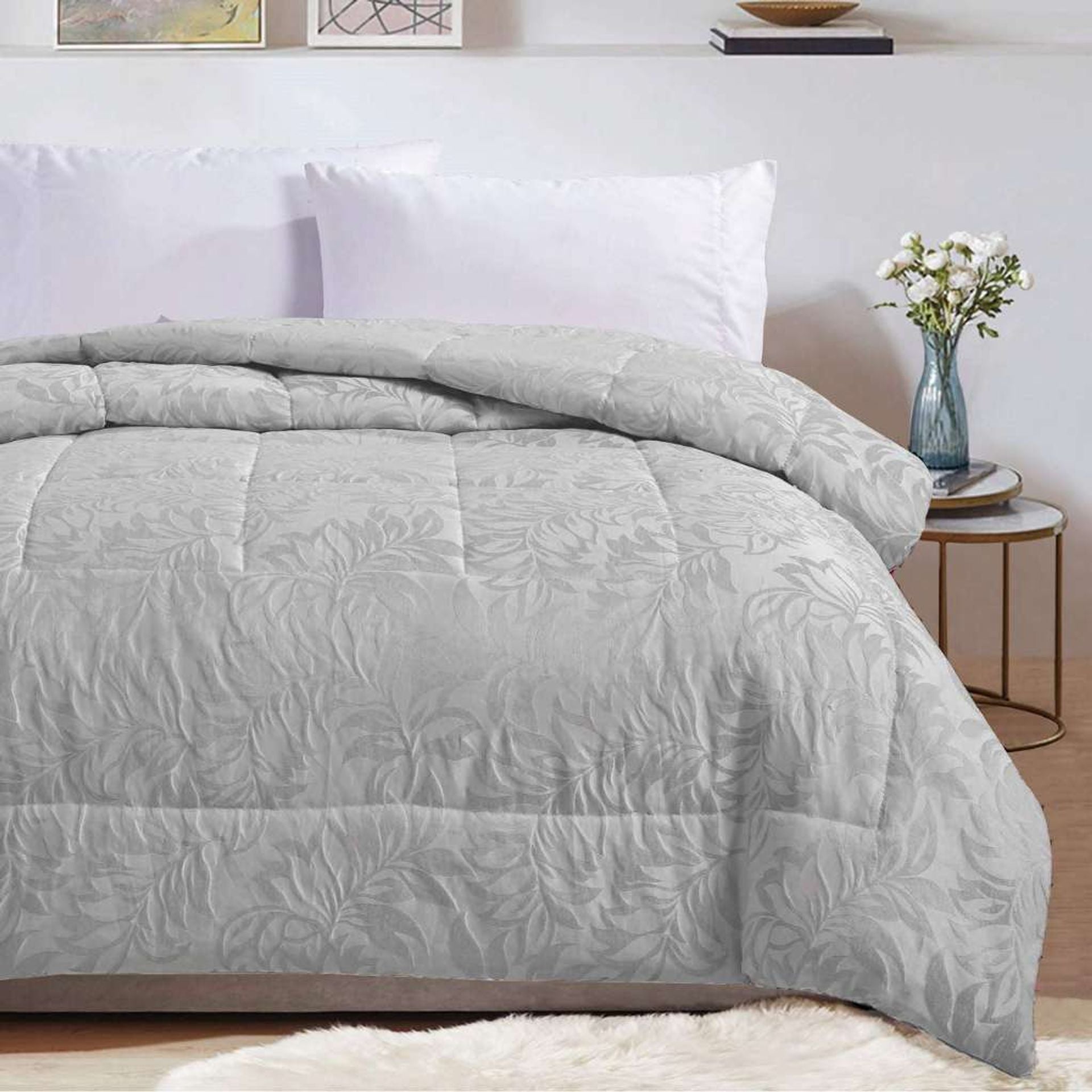 Trapunta Iris in jacquard