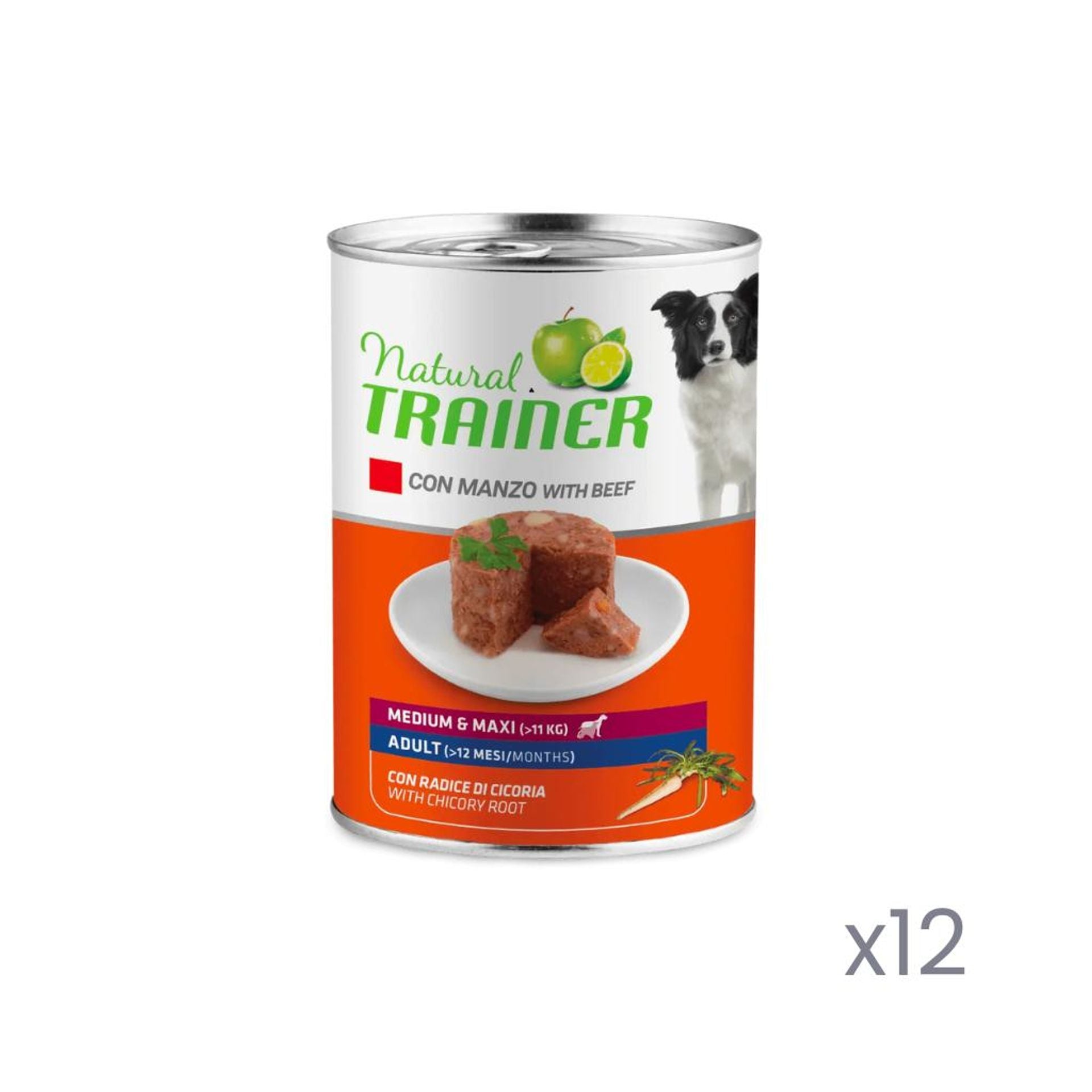 12x400gr Manzo Adult Medium e Maxy