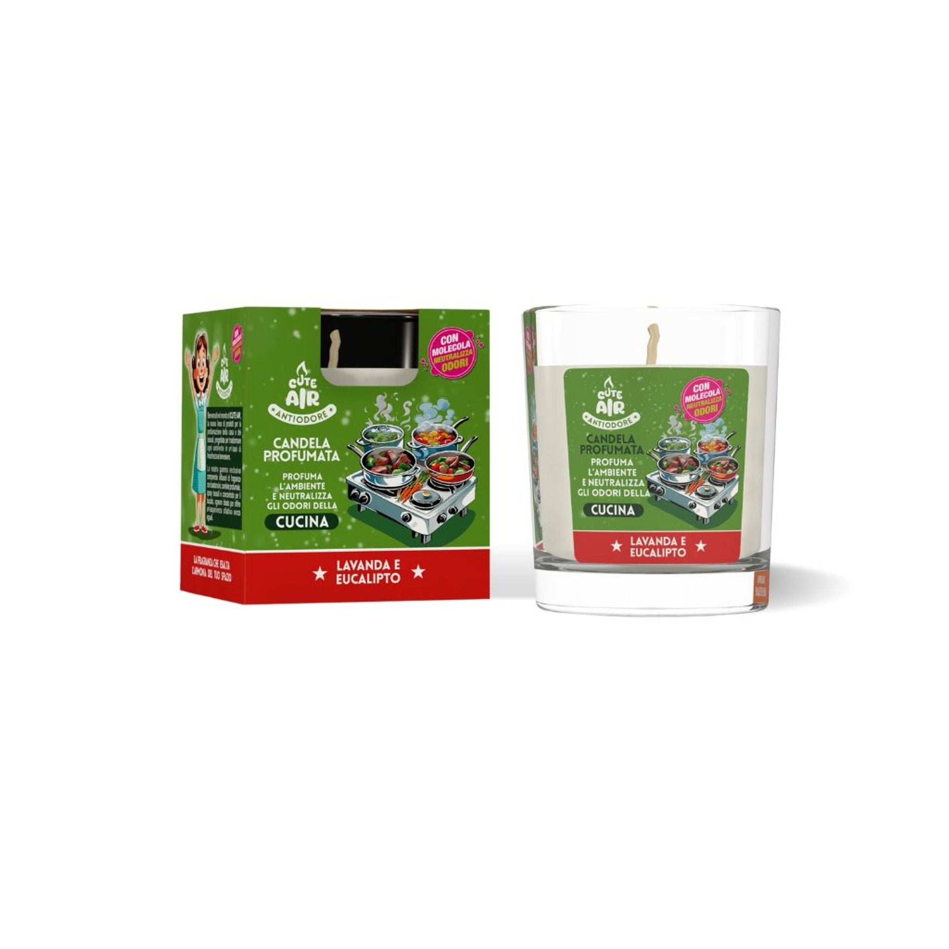 Candela lavanda e eucalipto 110 gr