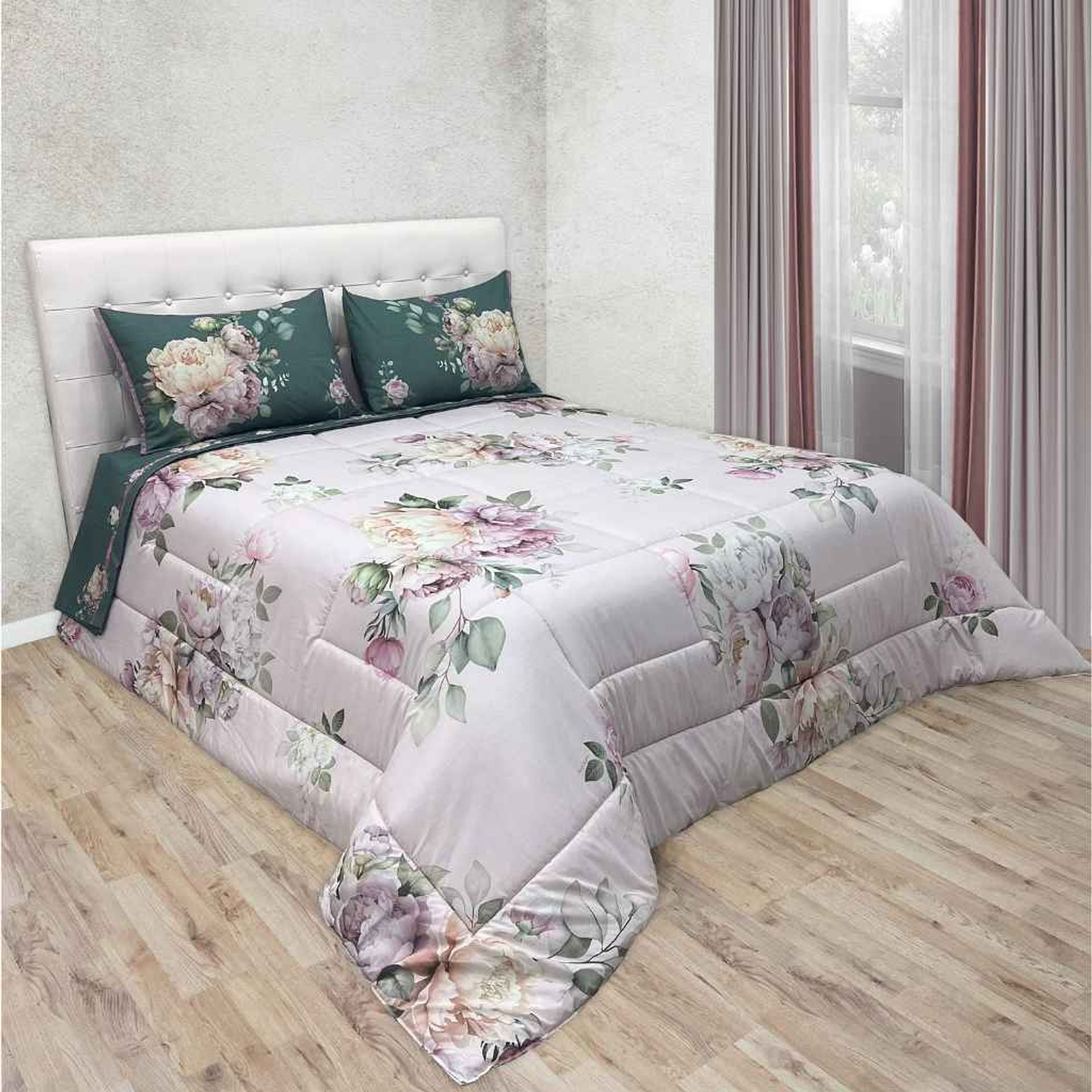 Trapunta matrimoniale Altea in puro cotone made in Italy