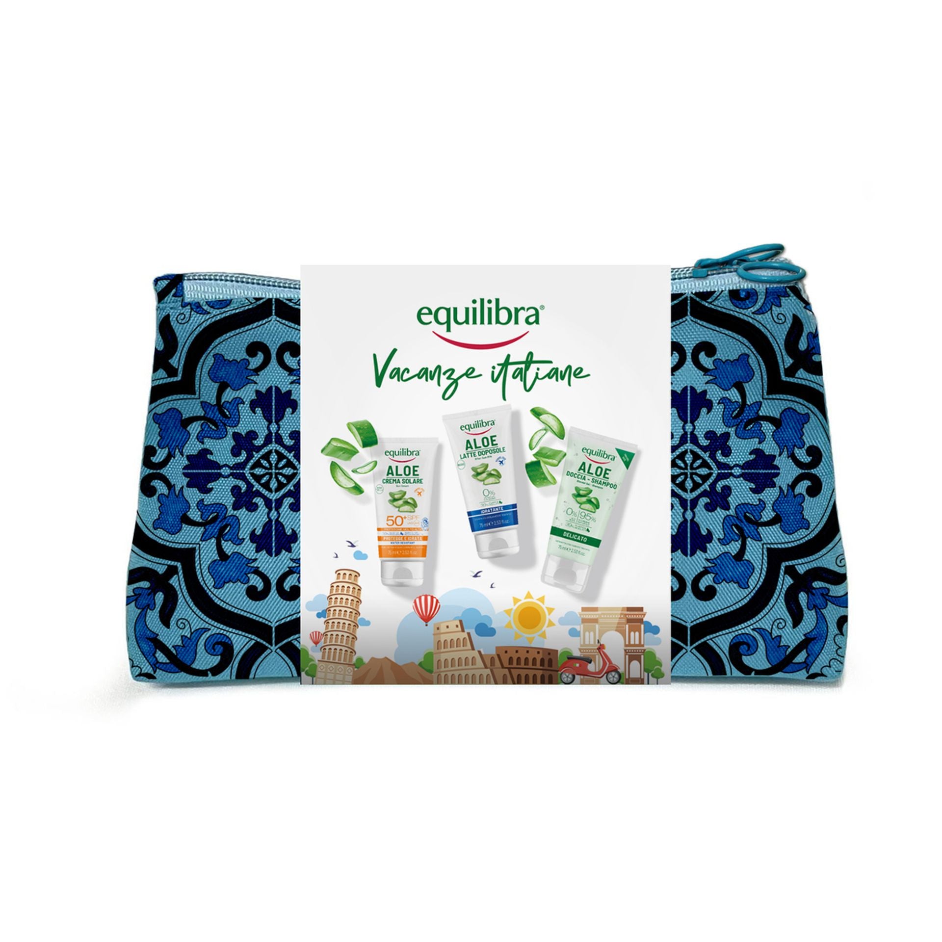 Pochette Vacanze Italiane SPF 50+, doposole e doccia-shampoo