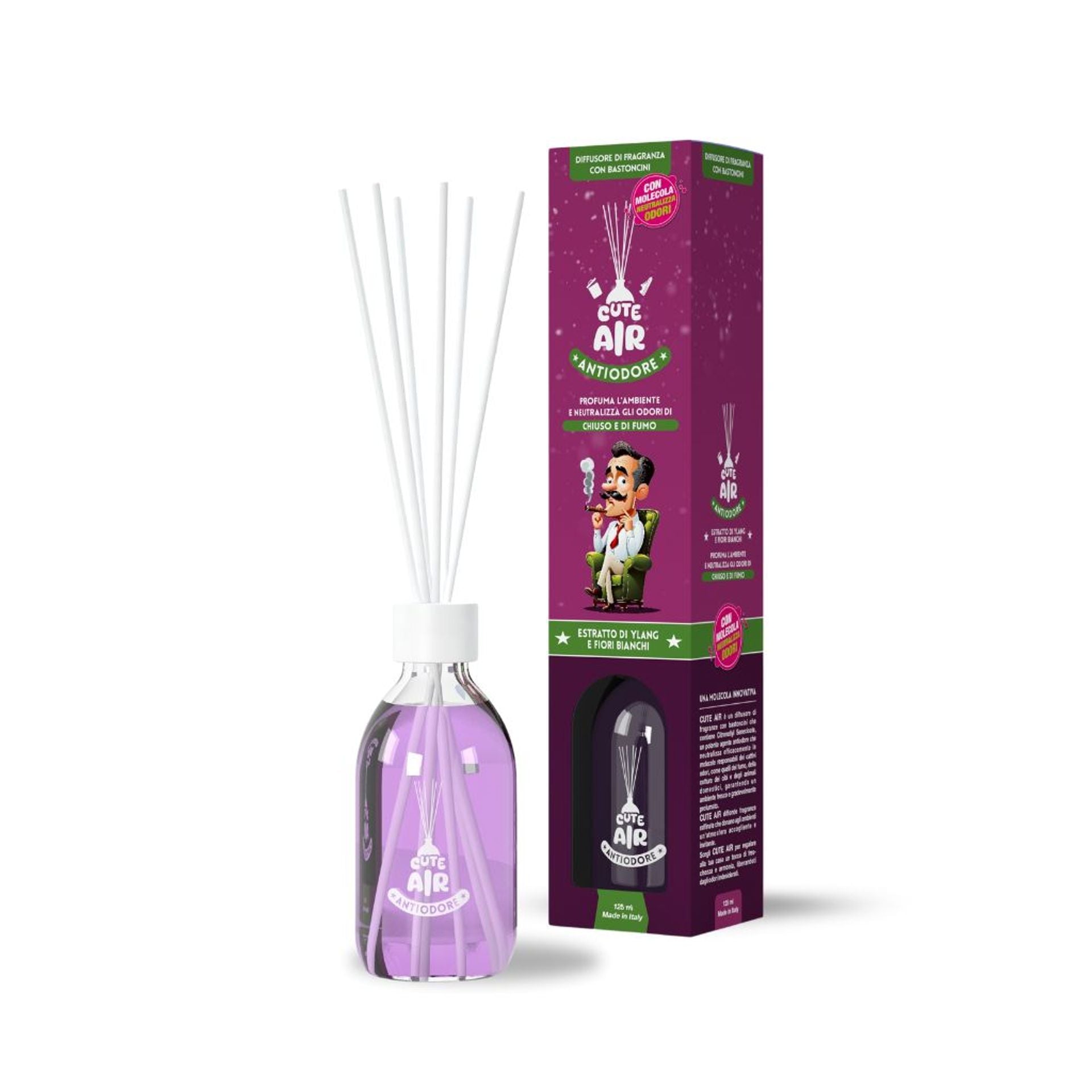 Diffusore ambiente ylang e fiori bianchi 125 ml