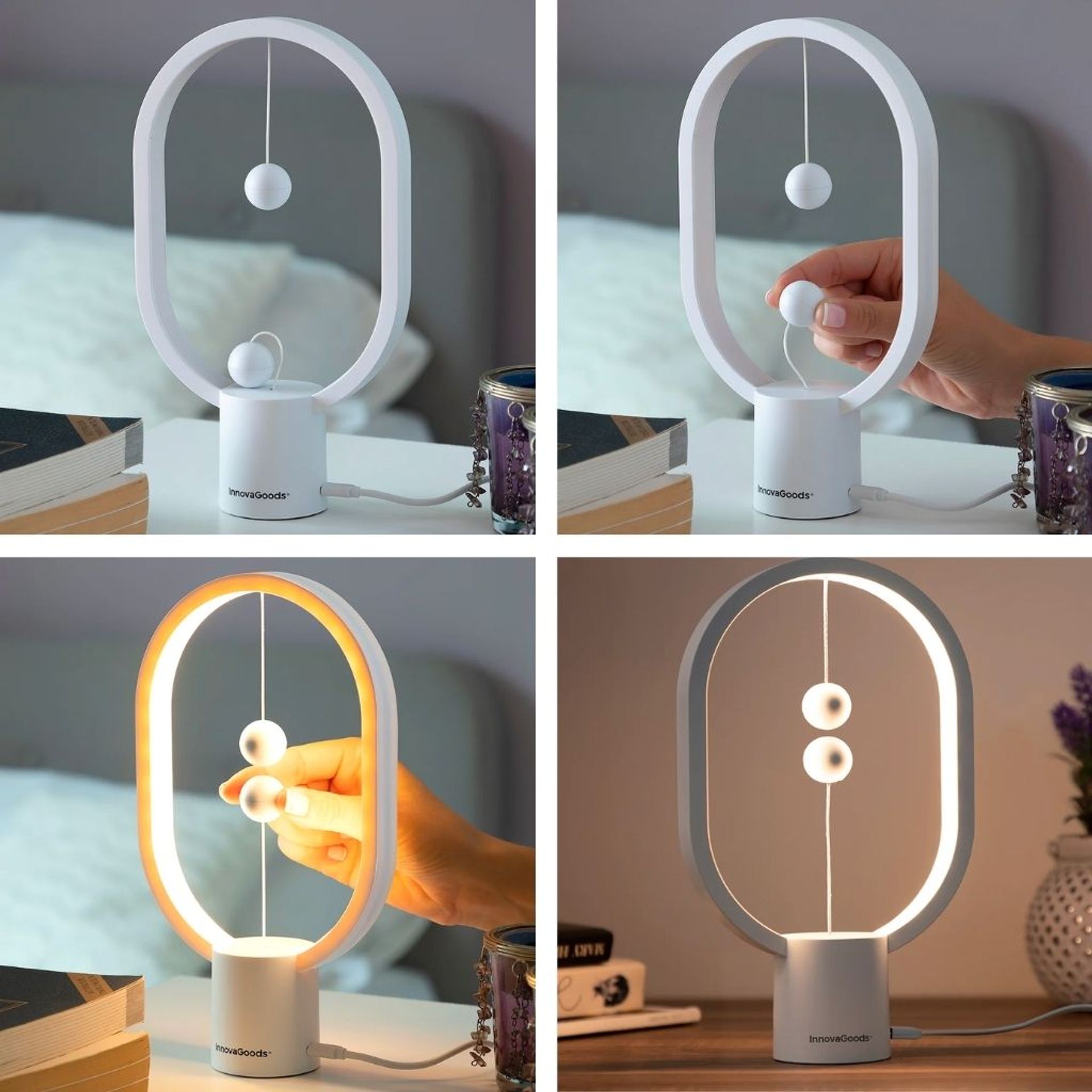 Innovagoods Lampada Equilibrio con Interruttore Magnetico