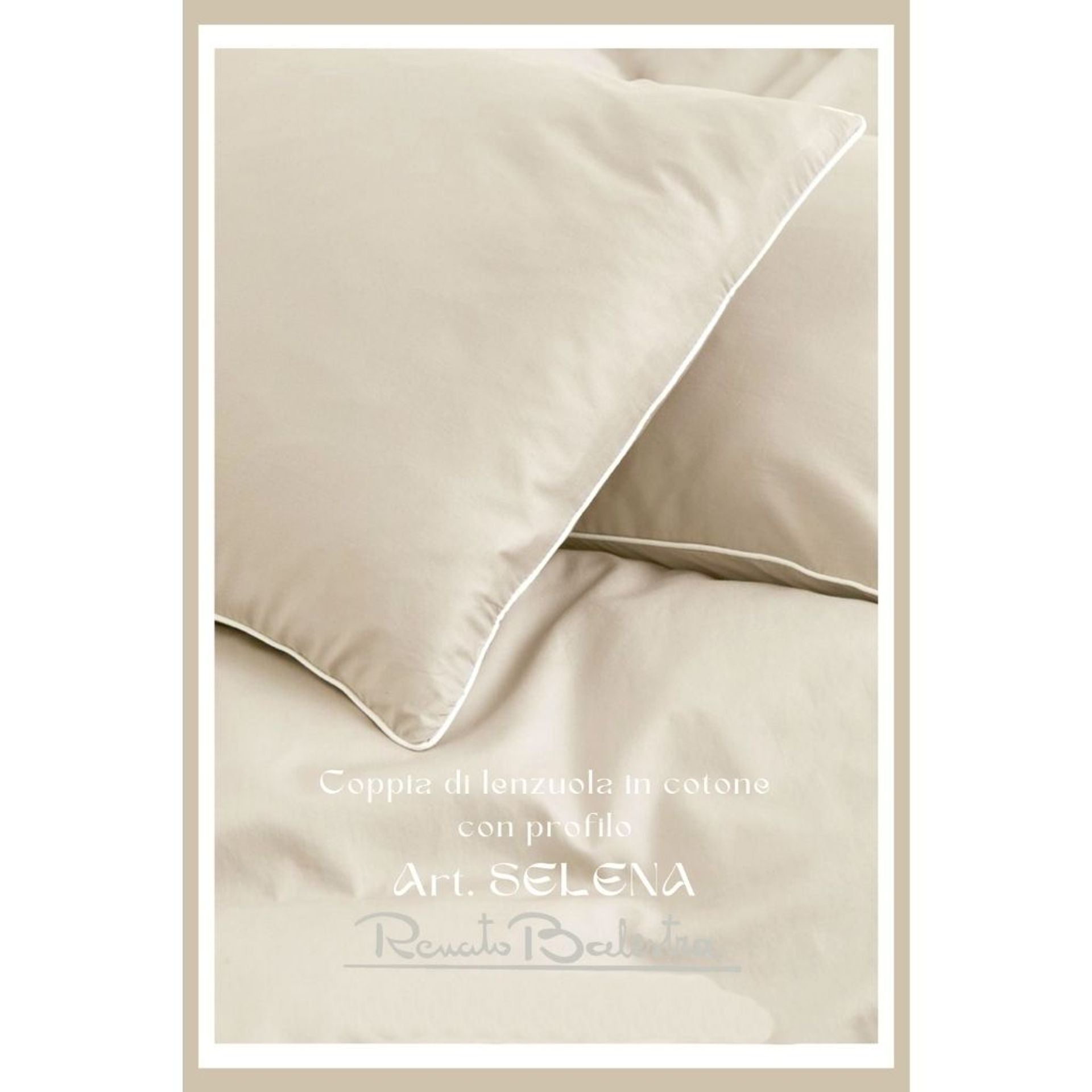 Completo letto Selena in puro cotone made in Italy