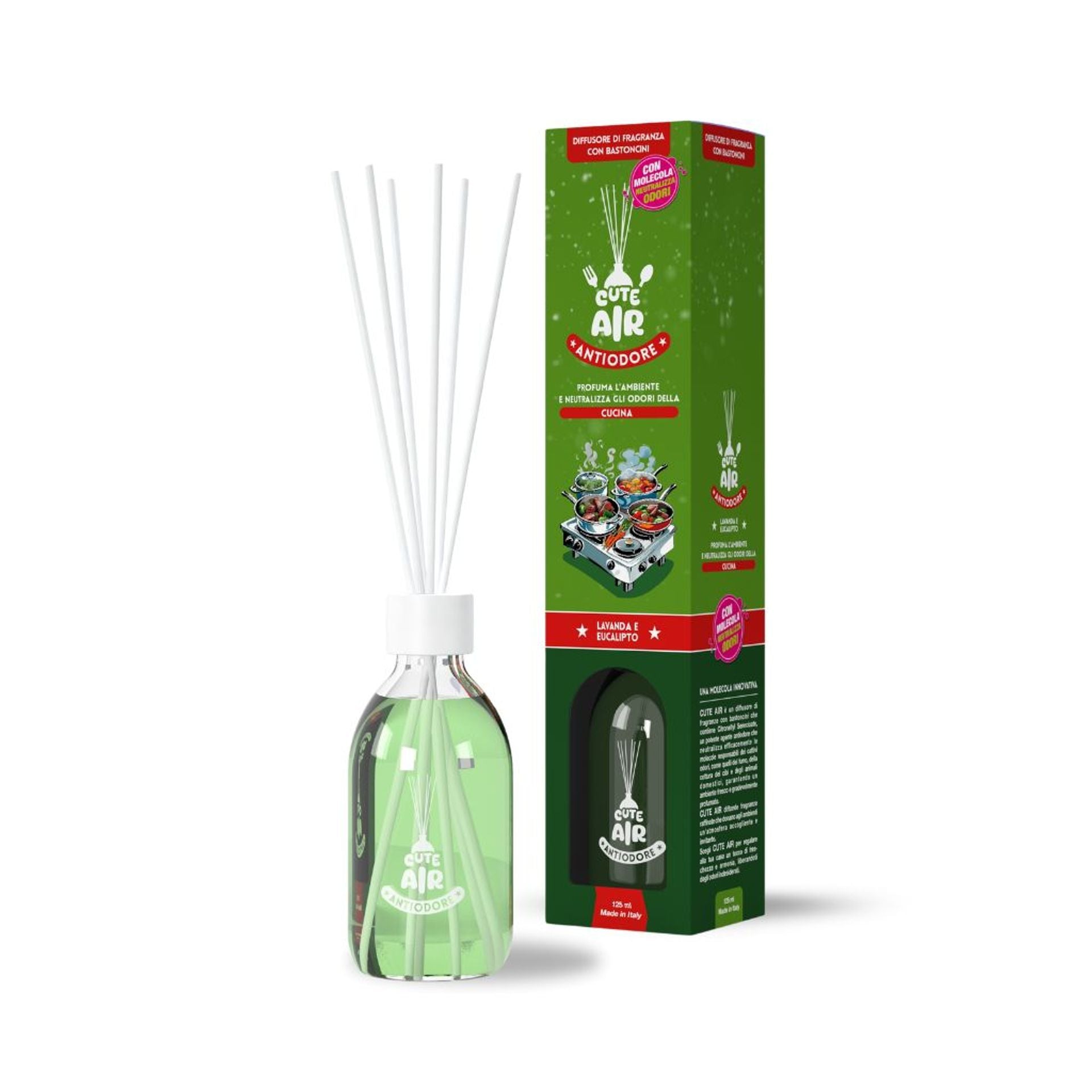 Diffusore ambiente lavanda e eucalipto 125 ml