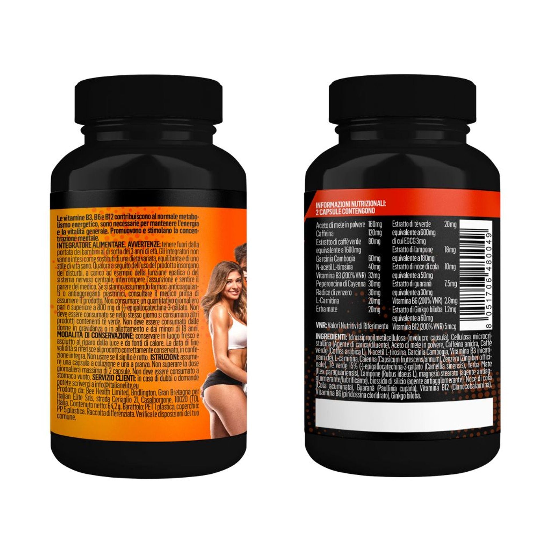 Brucia grassi drenante energizzante Elite Extreme 120 caps