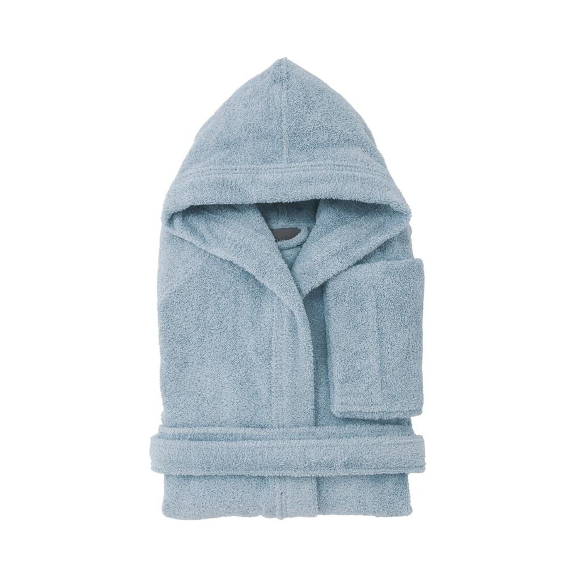 Accappatoio con cappuccio 100% cotone pettinato