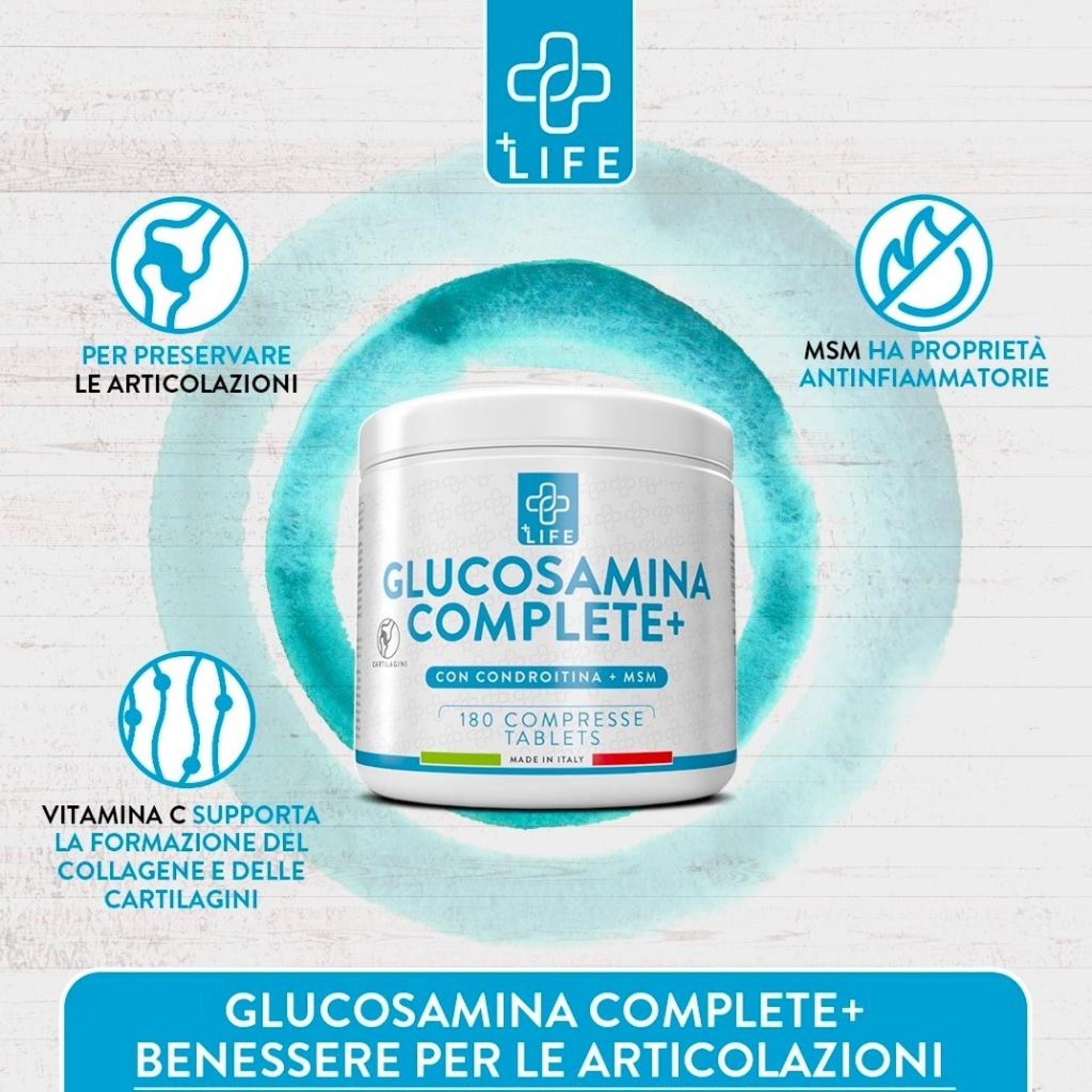 Glucosamina complete+ 180 caps