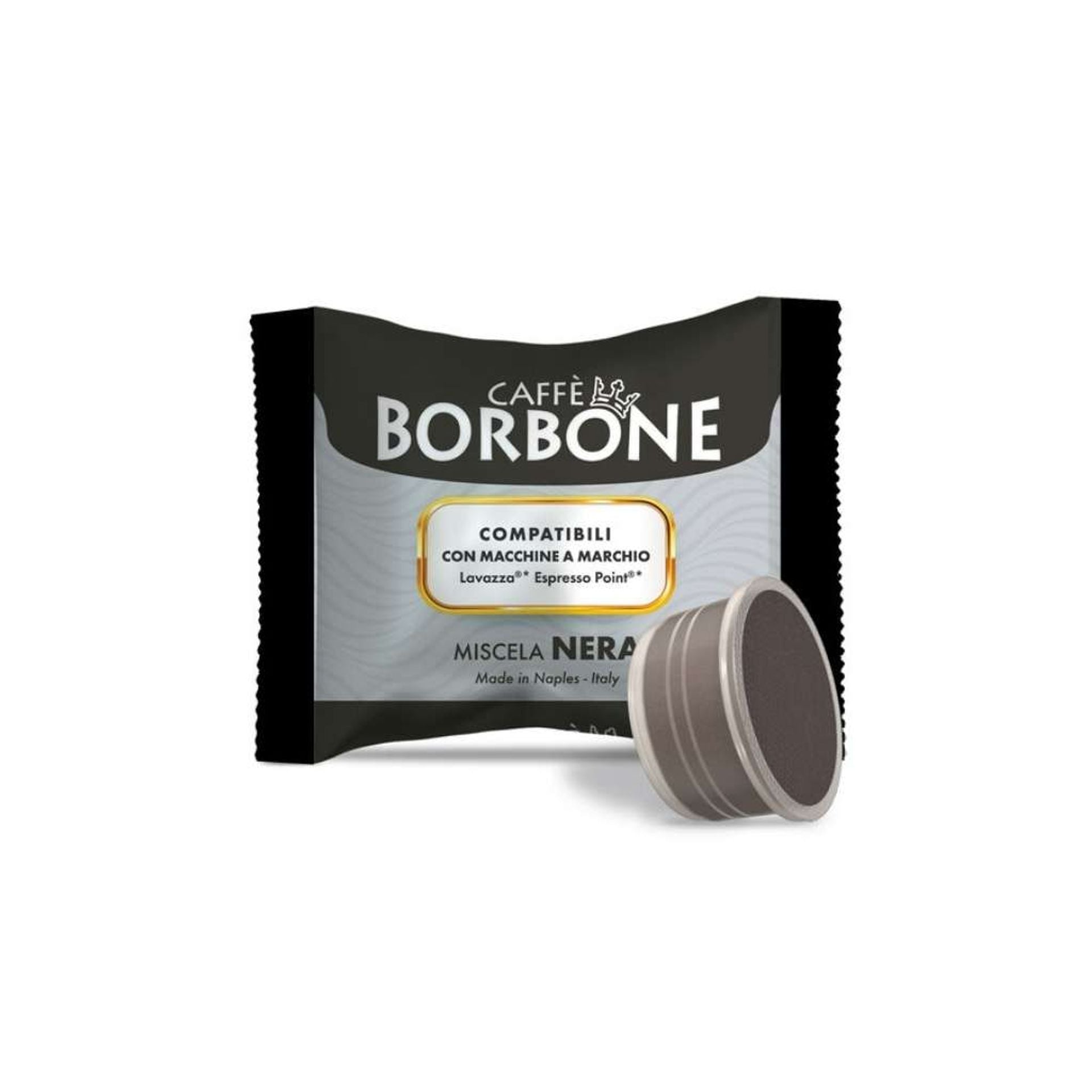 100 capsule miscela Nera compatibili Espresso Point