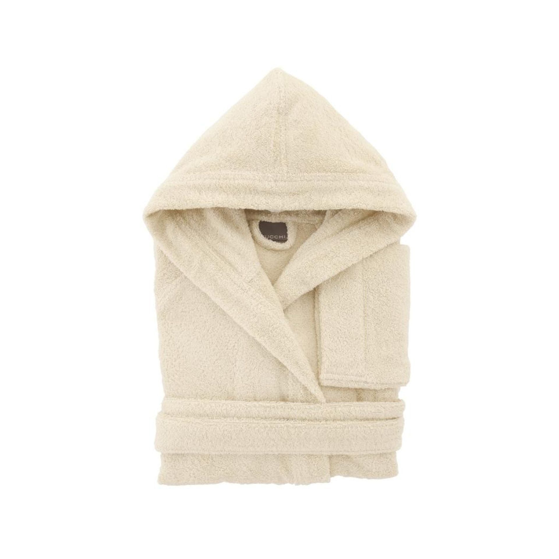 Accappatoio con cappuccio 100% cotone pettinato