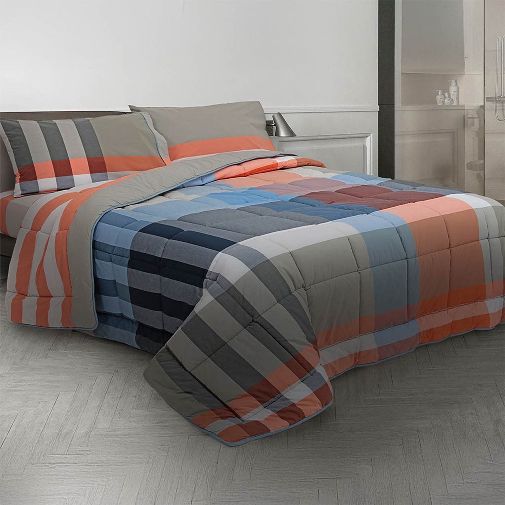 Trapunta in cotone tinto in filo Liverpool