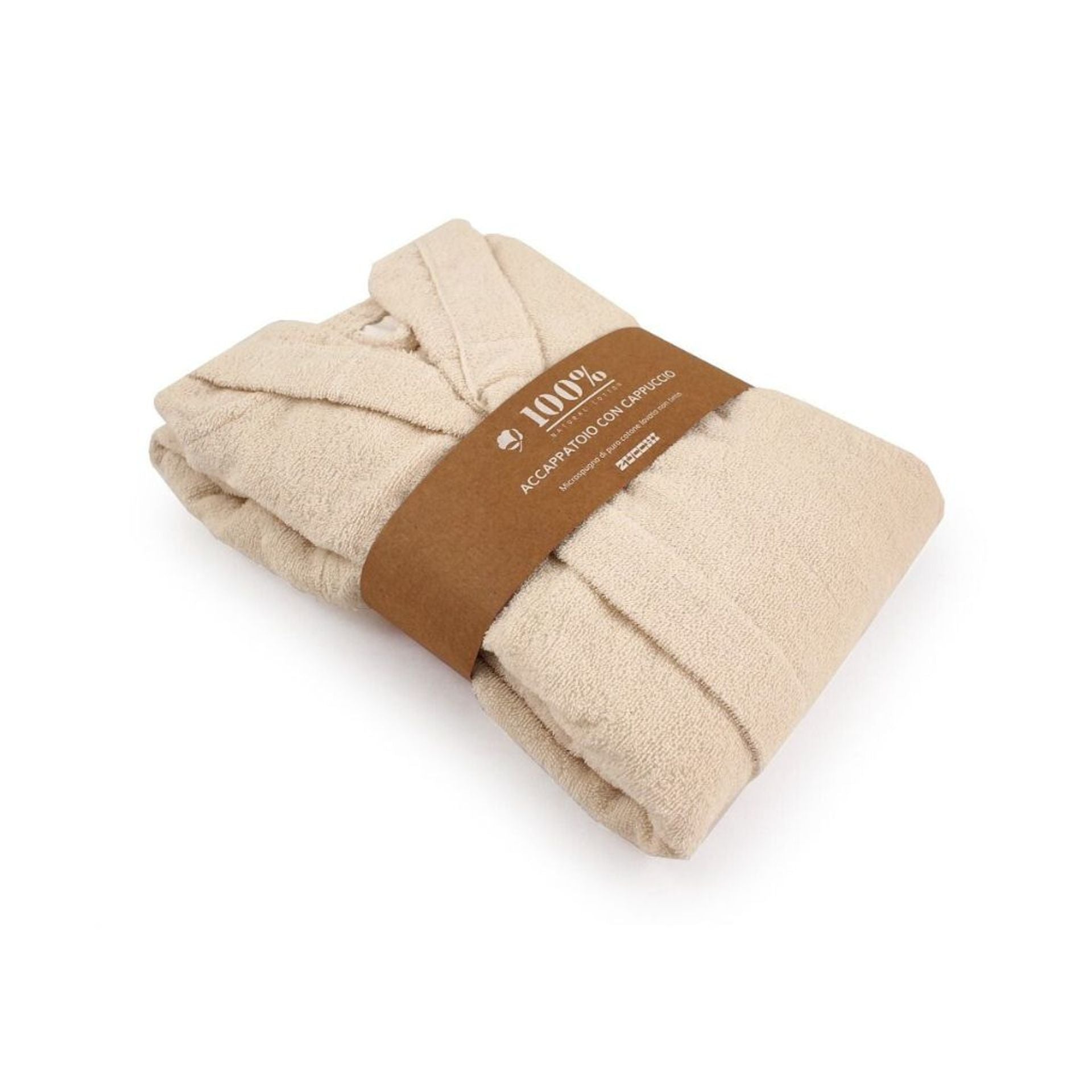 Accappatoio con cappuccio in microspugna