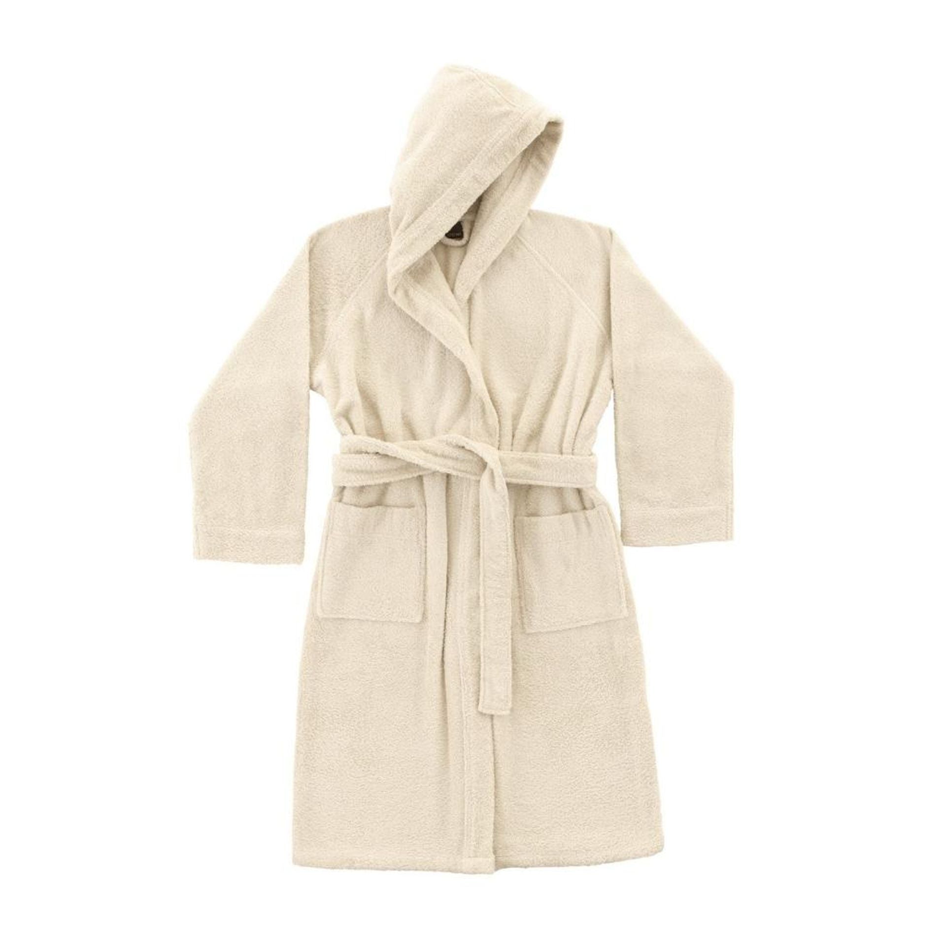 Accappatoio con cappuccio 100% cotone pettinato