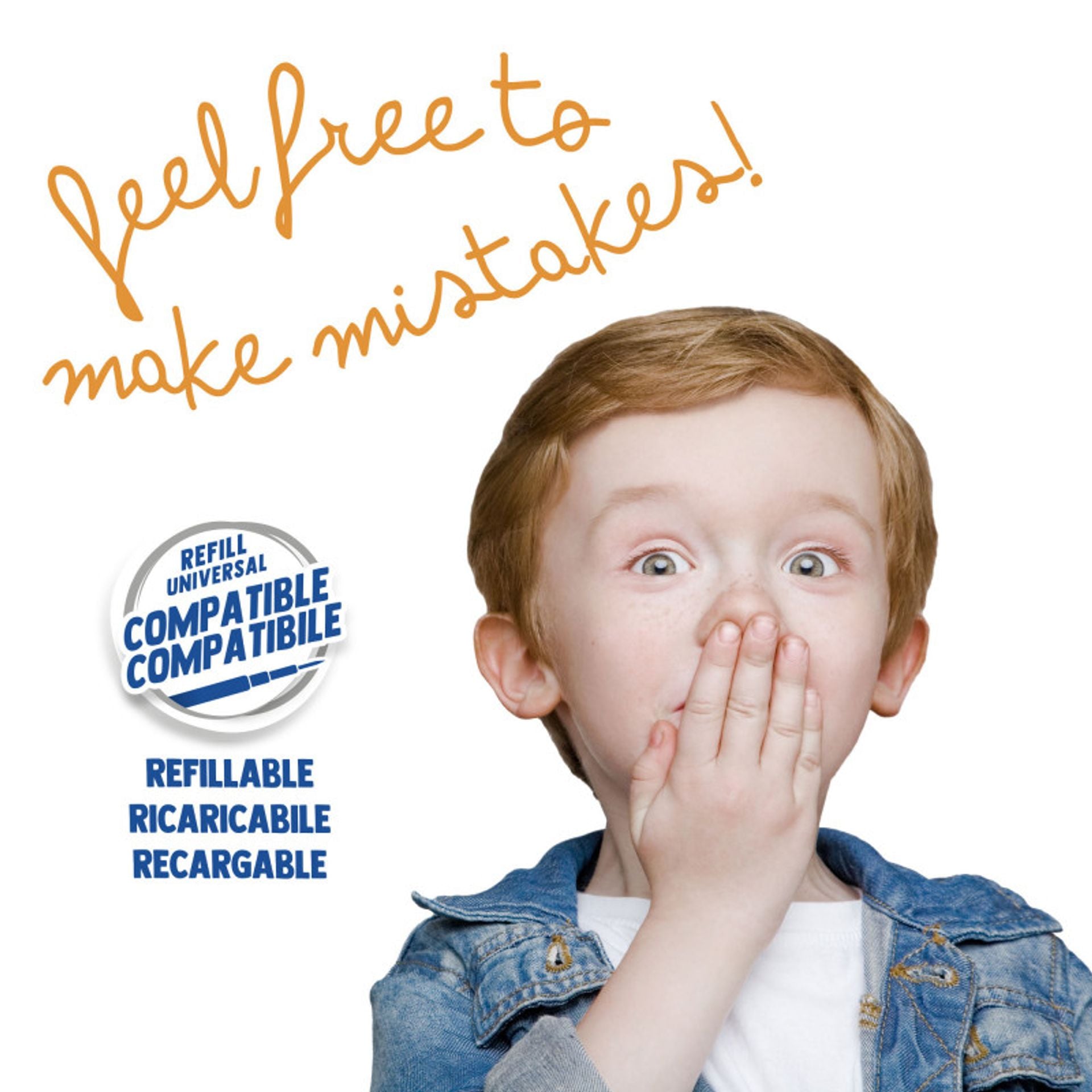 6 Penne Cancellabili - Colori Assortiti - Oops