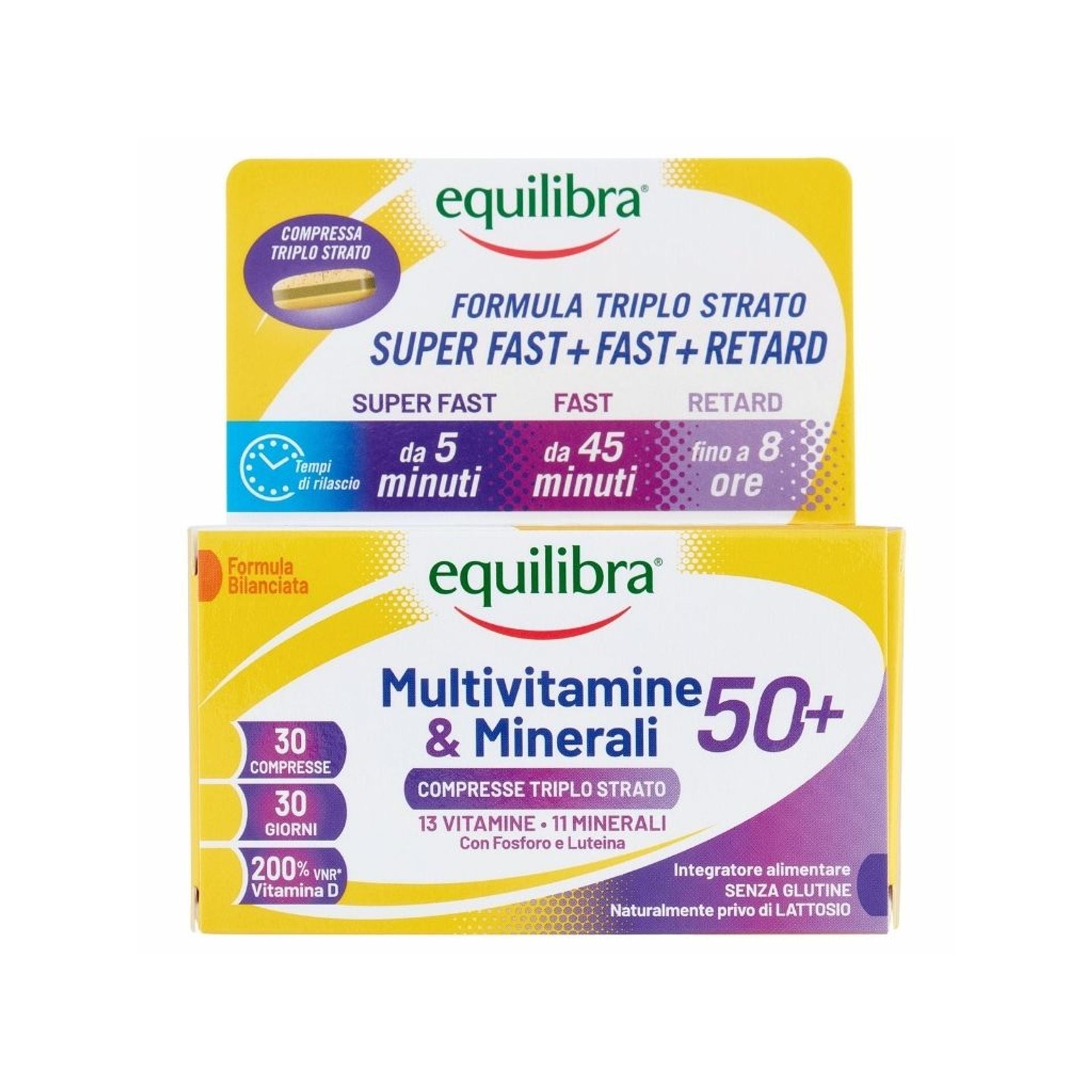 Multivitamine & Minerali 50+ 30 compresse triplo strato