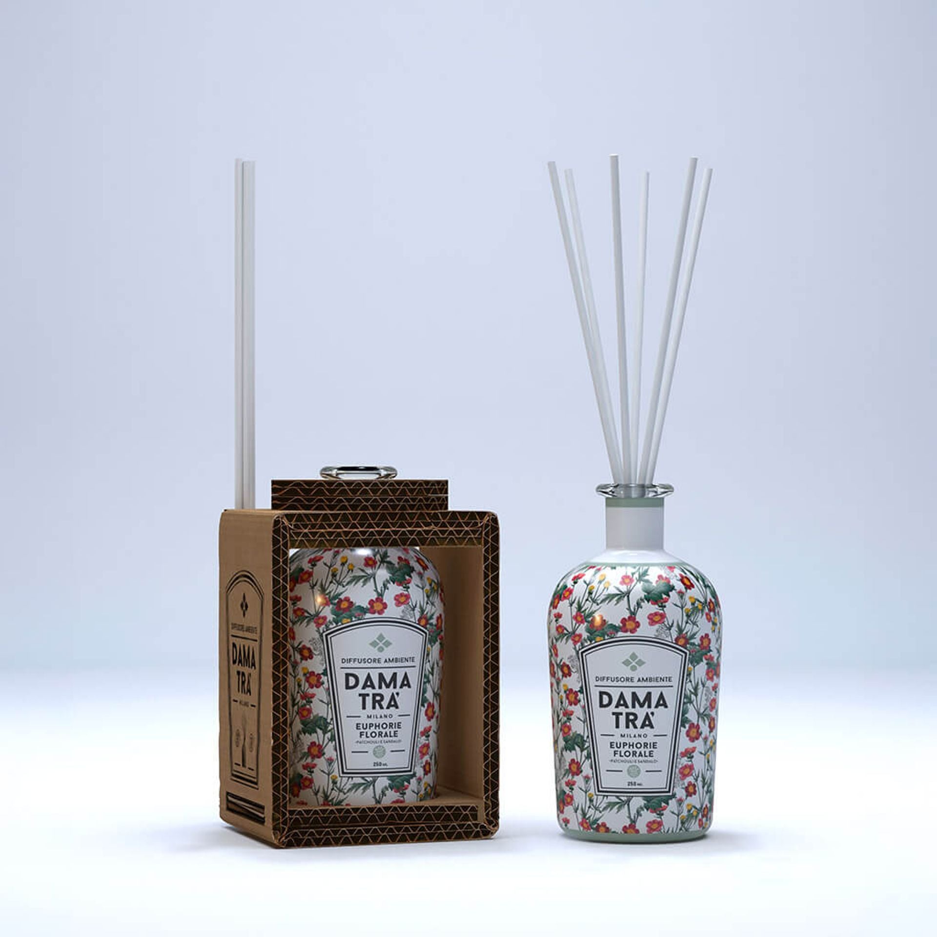 Diffusore ambiente eupfhorie florale - patchouli e sandalo 250 ml