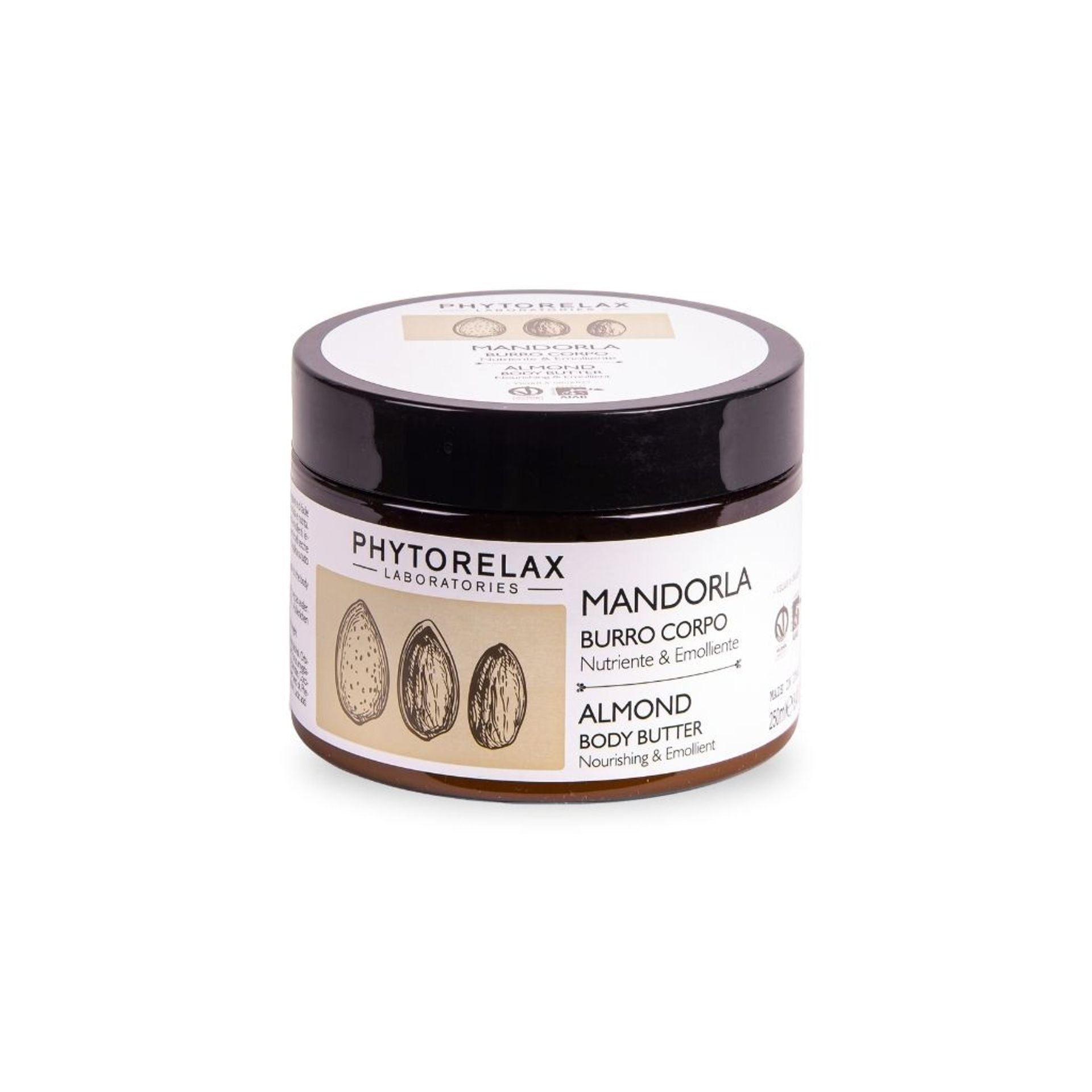 Burro corpo nutriente ed emoliente alla mandorla 250 ml - Vegan