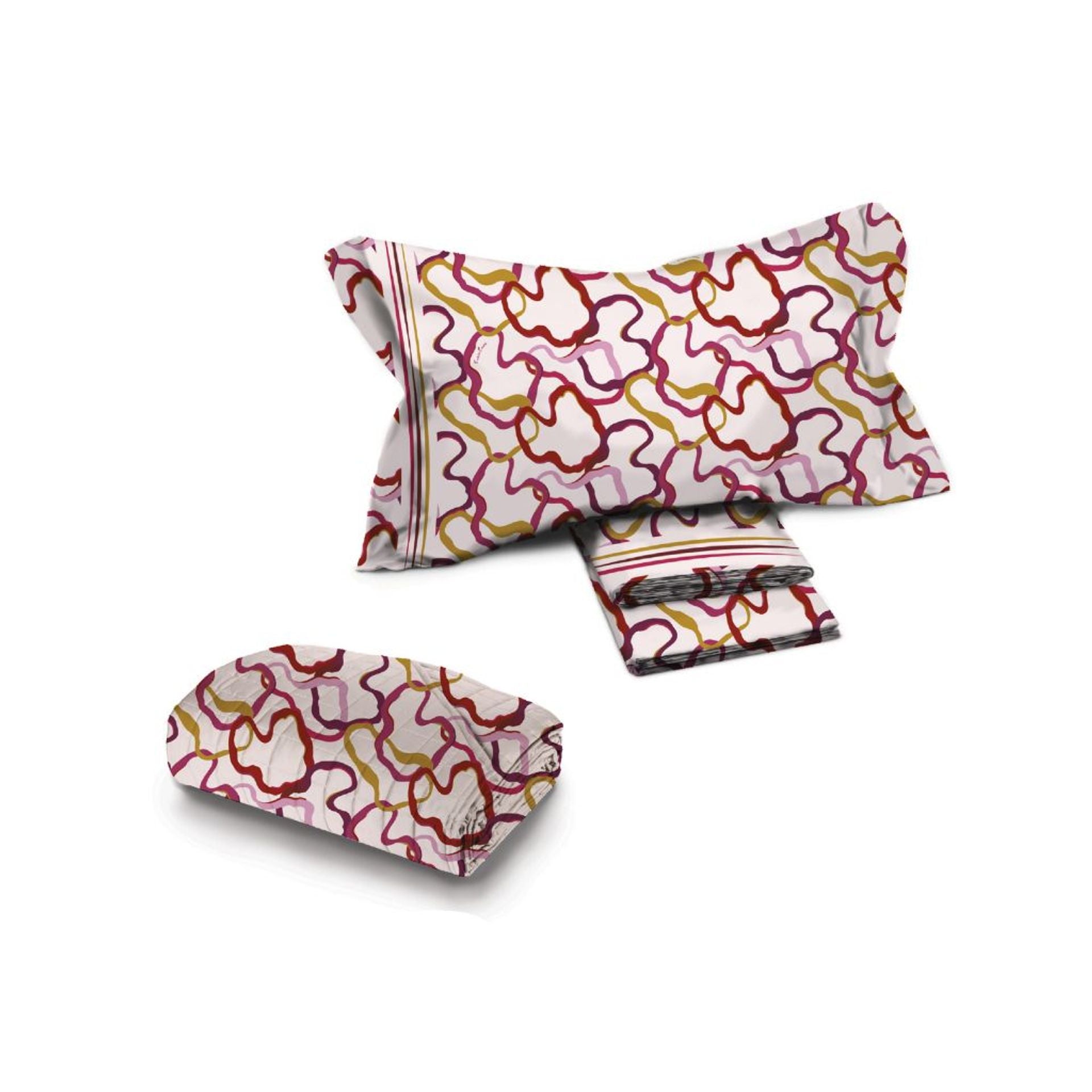 Completo letto matrimoniale Easy Collection 100% cotone