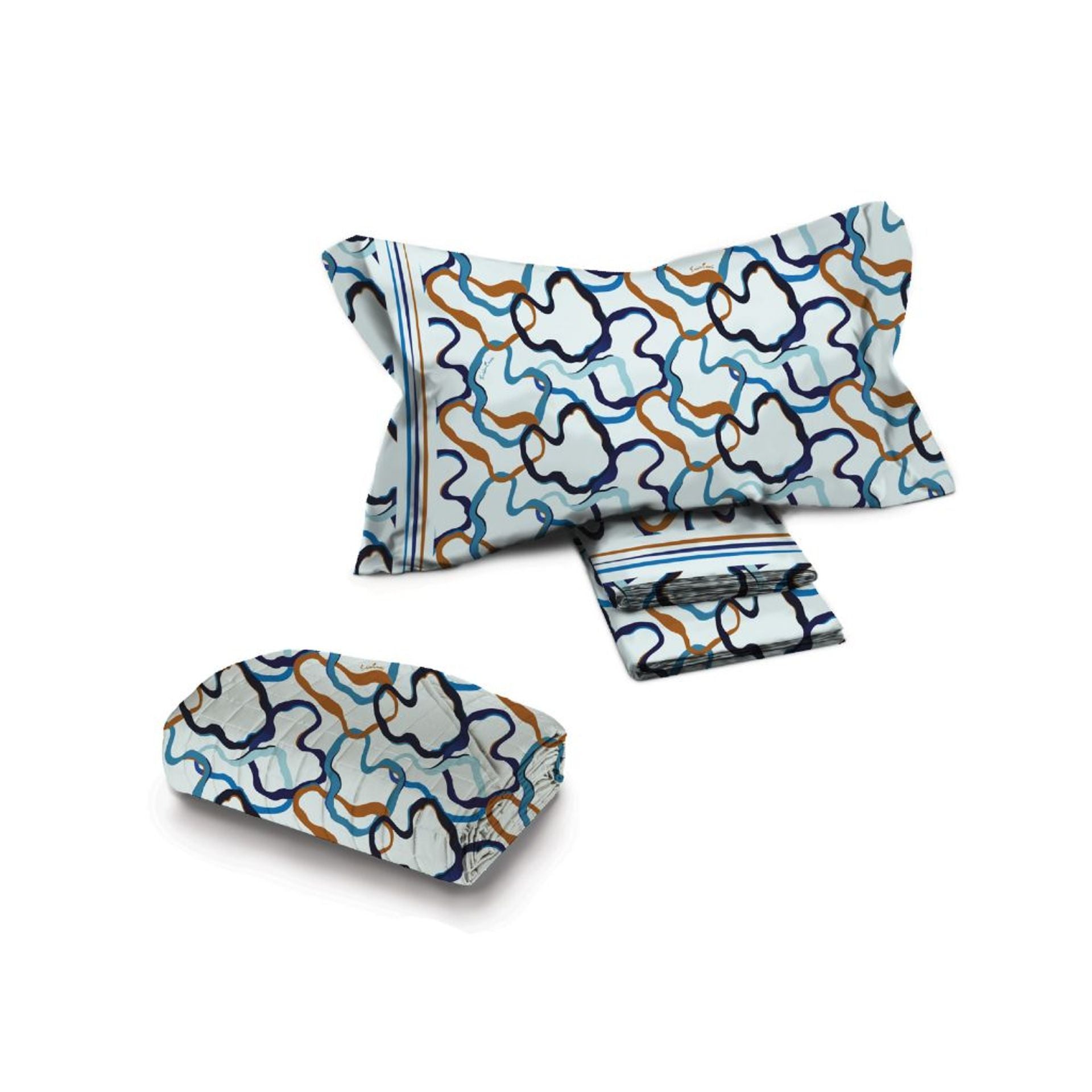 Completo letto matrimoniale Easy Collection 100% cotone