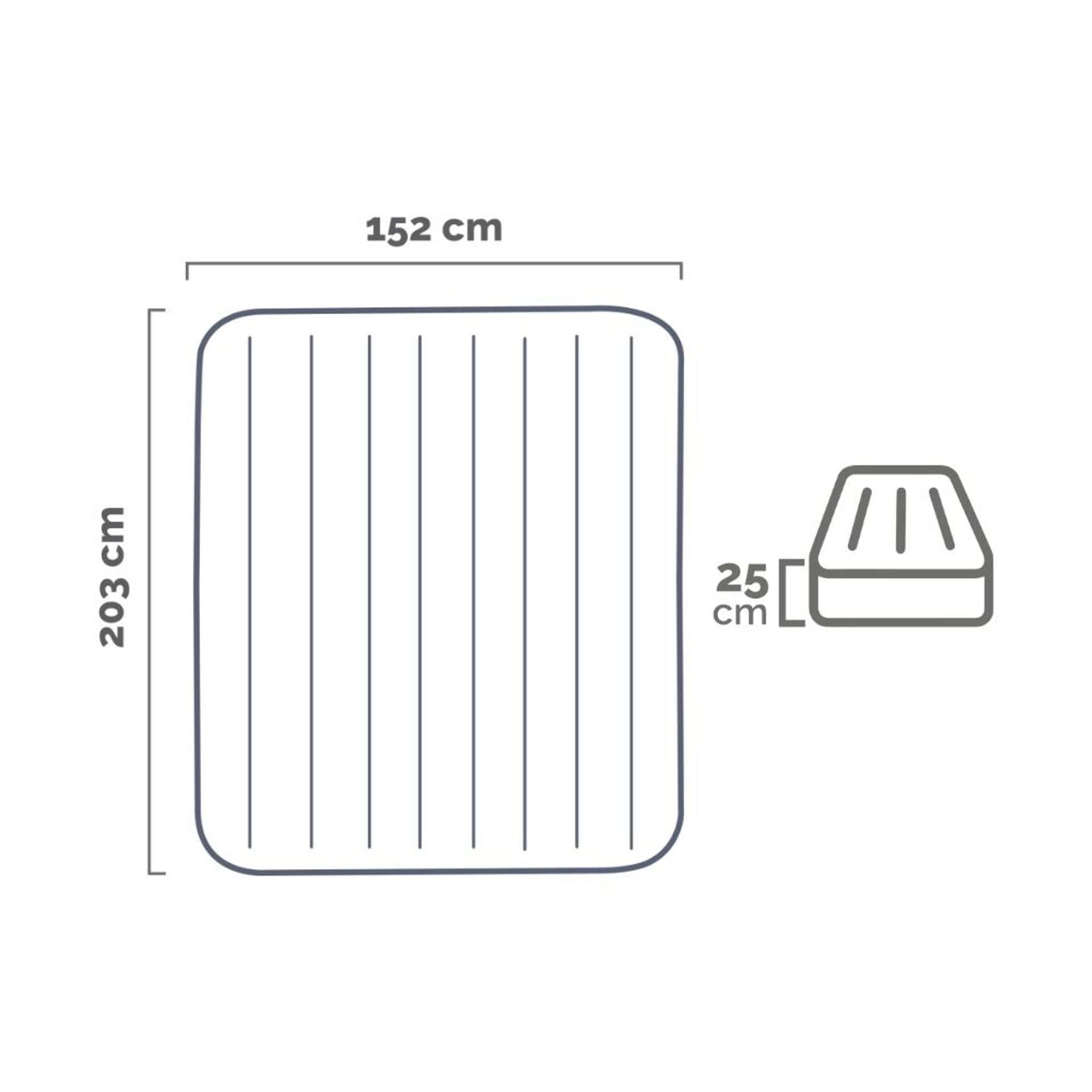 Materasso gonfiabile Dura Beam Rest Classic - matrimoniale - con cuscino incorporato
