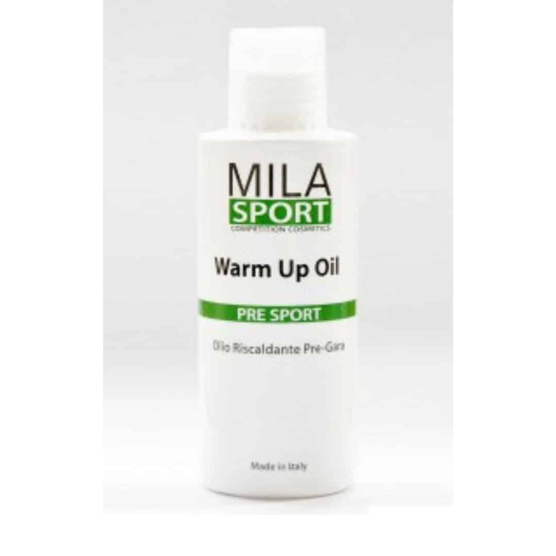 Olio riscaldante pre-gara