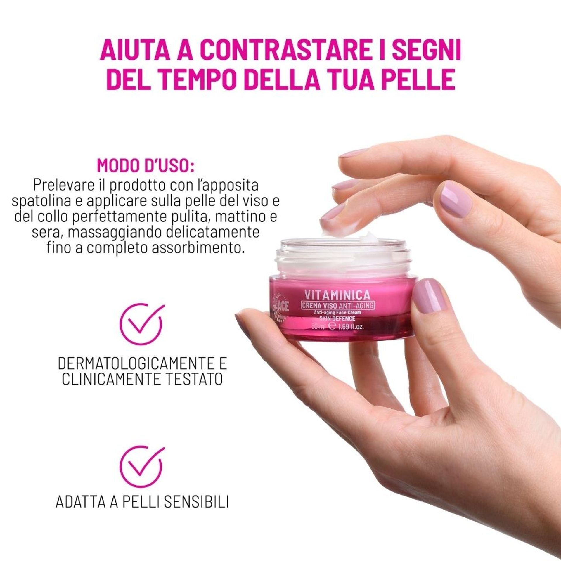 Crema viso anti-aging 50ml