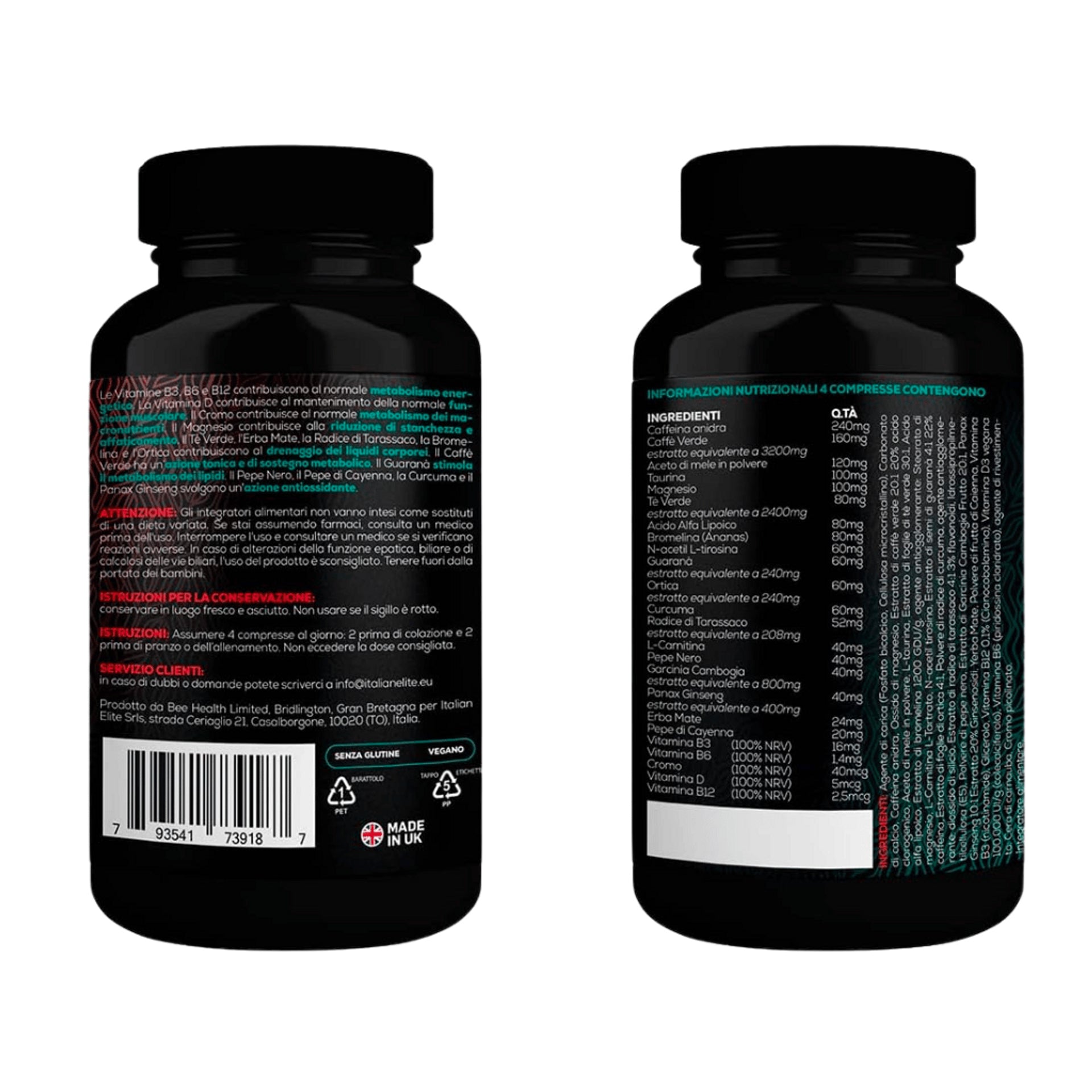 Brucia grassi pre workout Thermo Shape Pro 120 caps