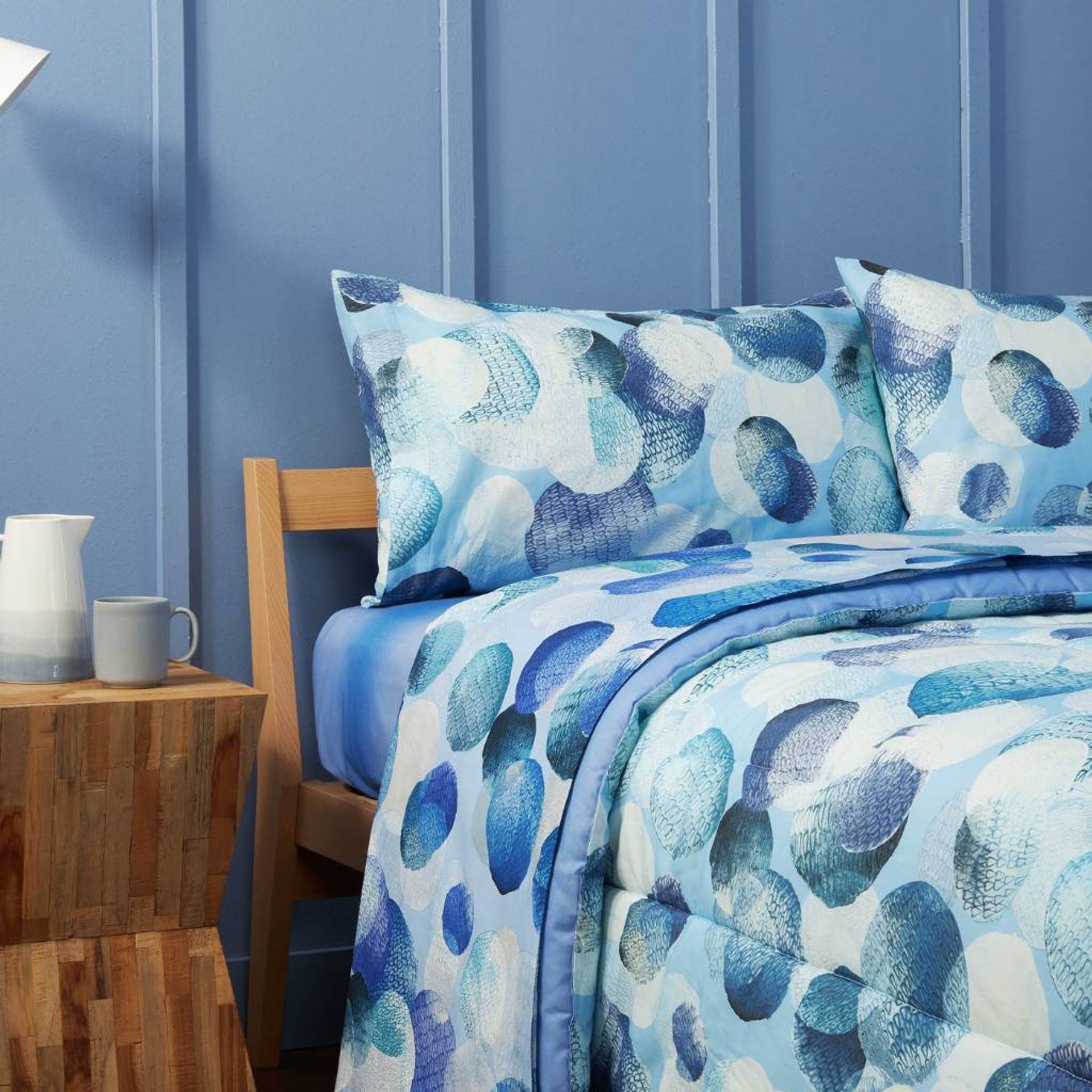 Completo letto matrimoniale 100% - puro cotone