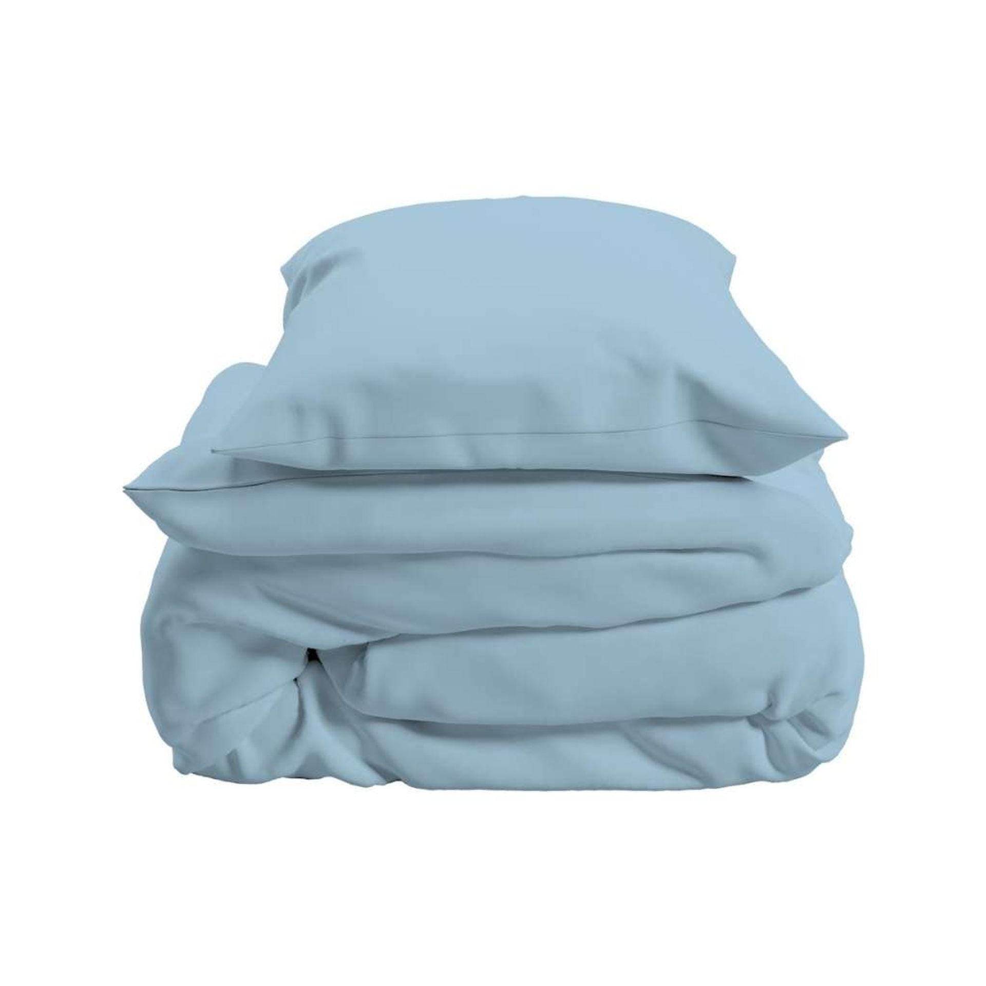 Set Completo Letto Lenzuola - 100% Cotone - Tinta Unita