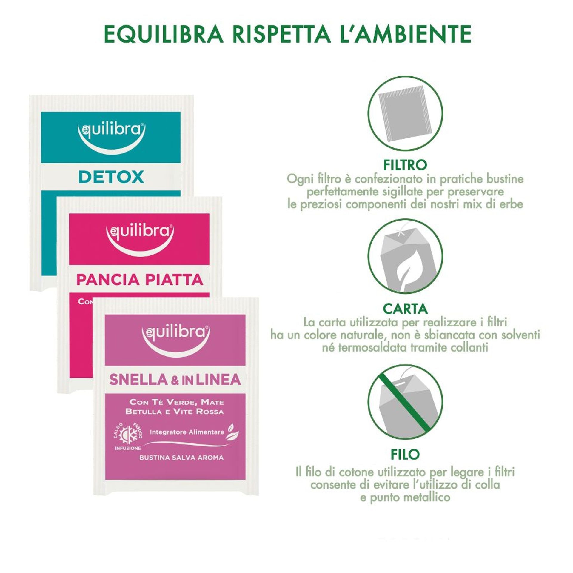 Cofanetto 60 filtri tisane Slim & Detox