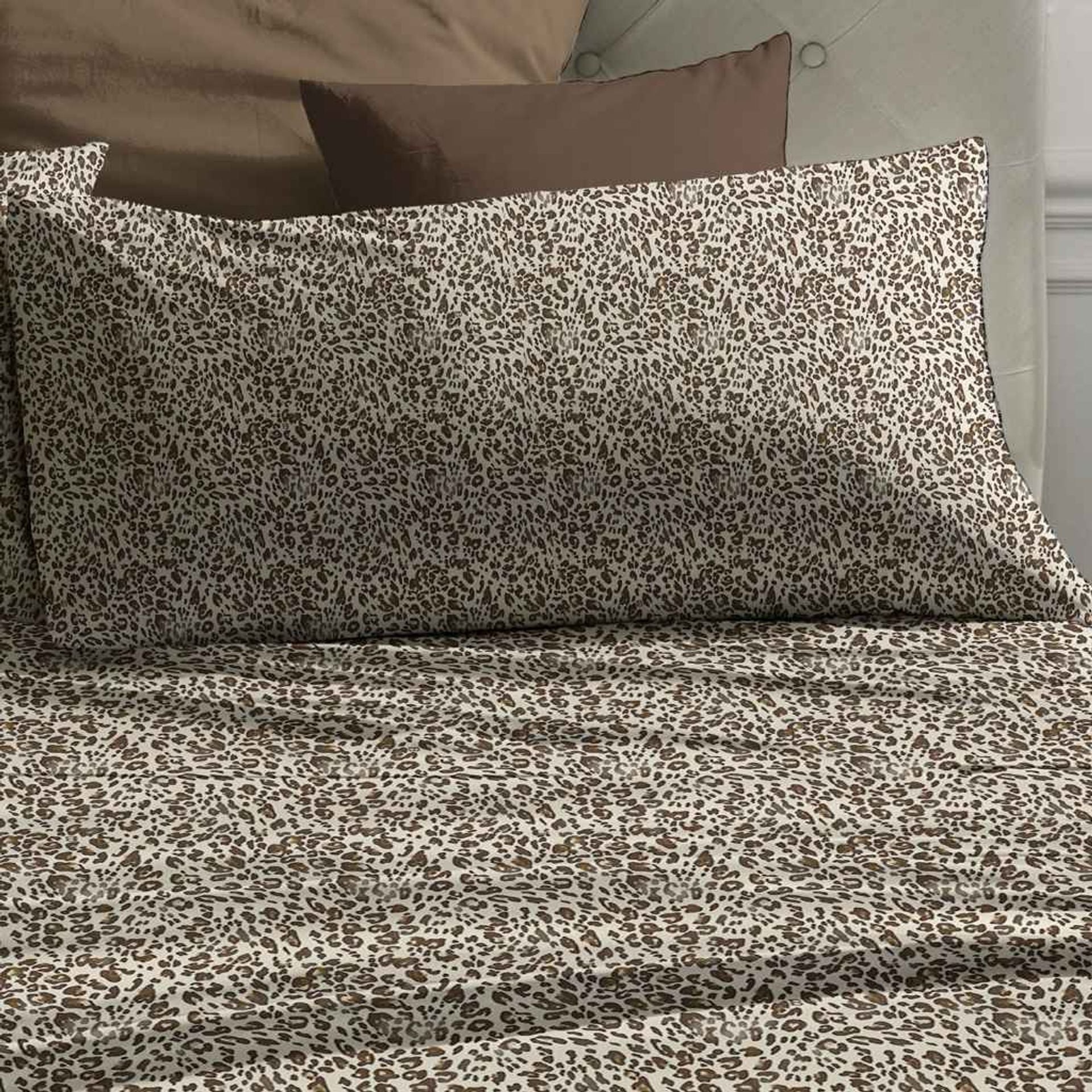 Completo letto matrimoniale maxi Drucilla 100% percalle di cotone 180 fili