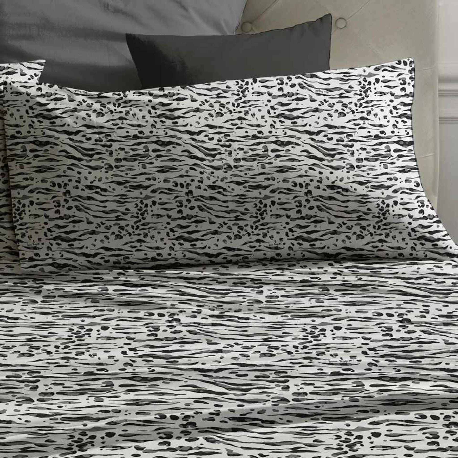 Completo letto matrimoniale maxi Elodie 100% percalle di cotone 180 fili