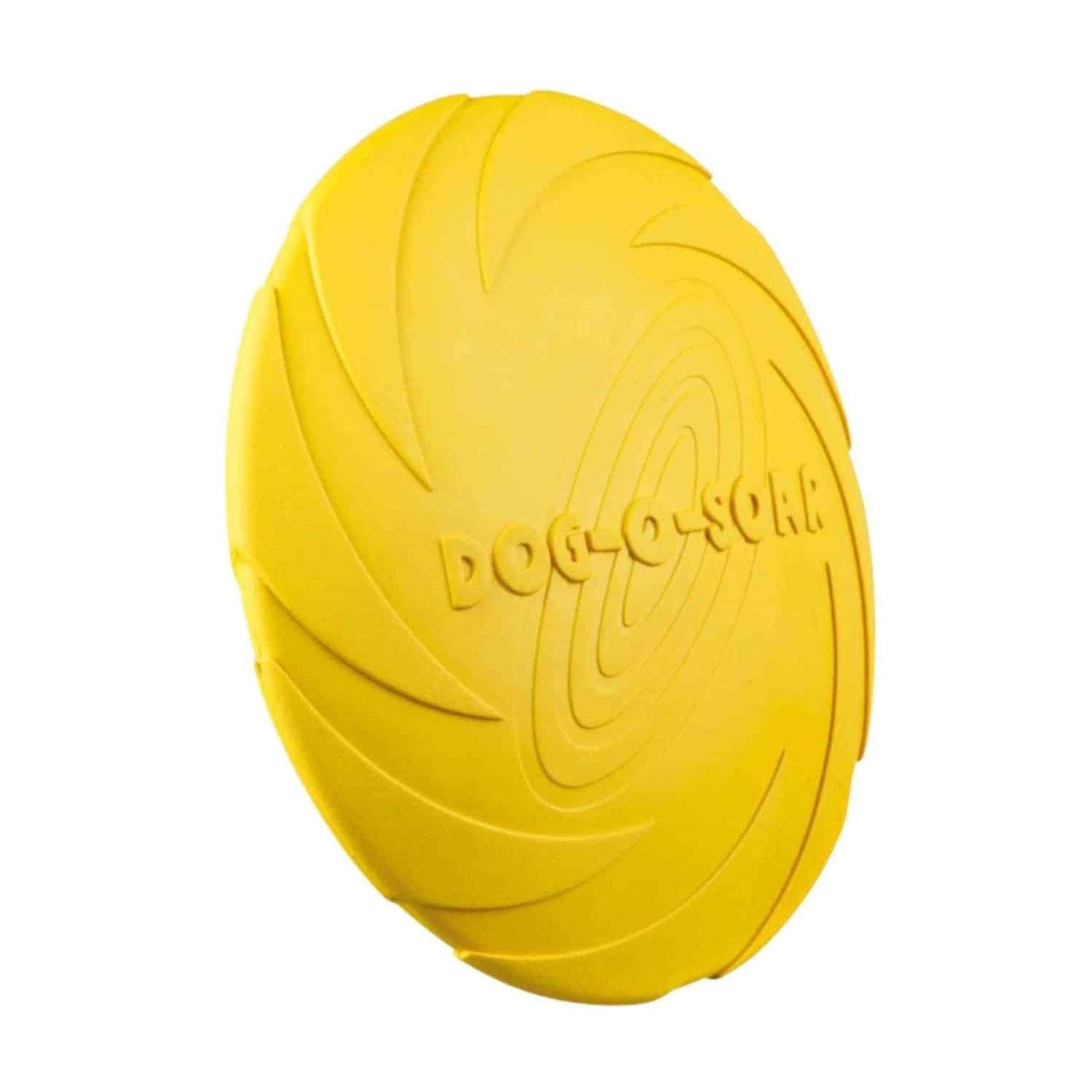 Frisbee dog giallo