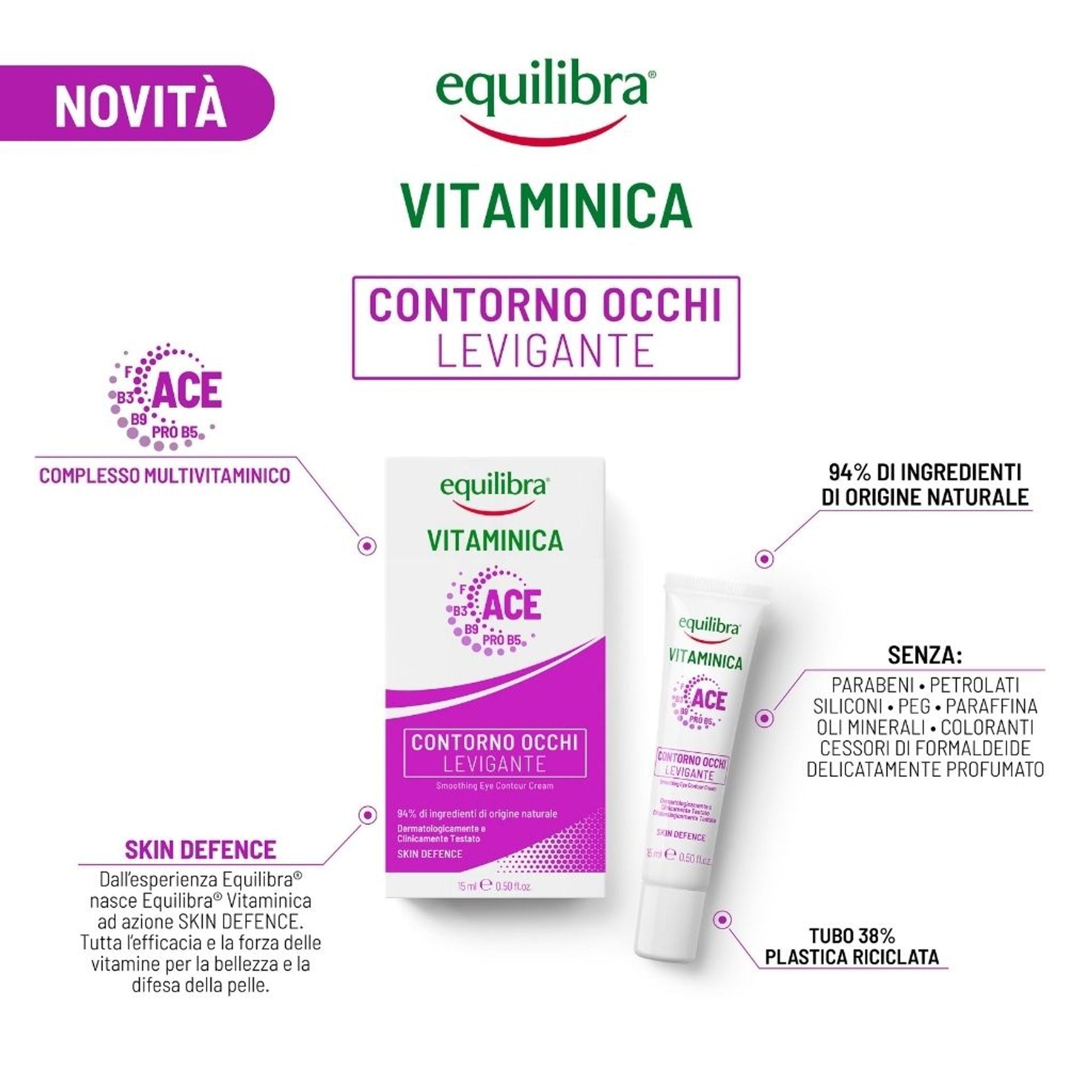 Contorno occhi levigante 15ml