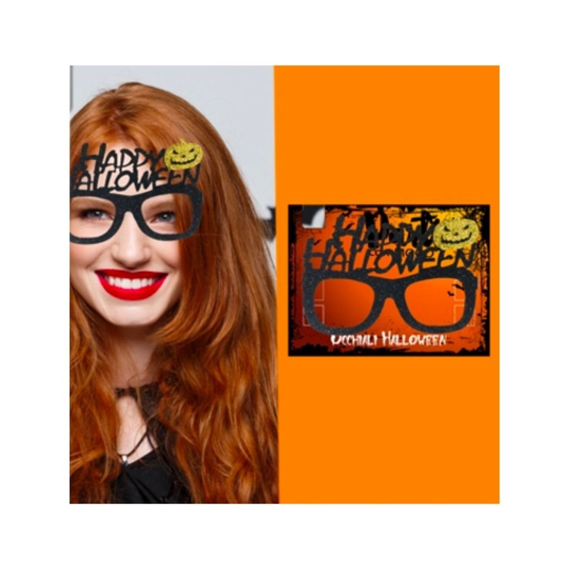 Occhiali Happy Halloween senza lenti