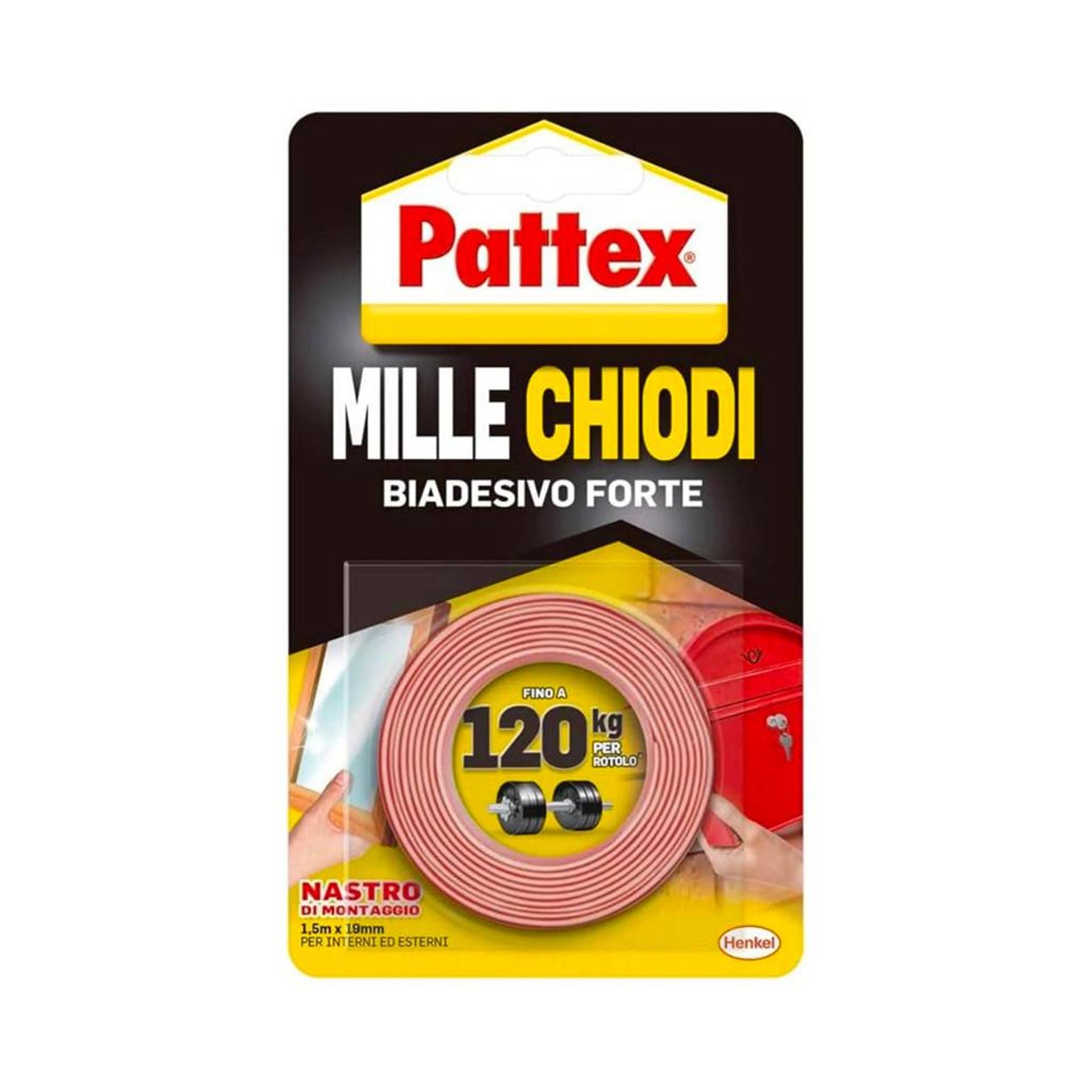 Pattex Millechiodi Tape Rotolo 19mmx1,5m