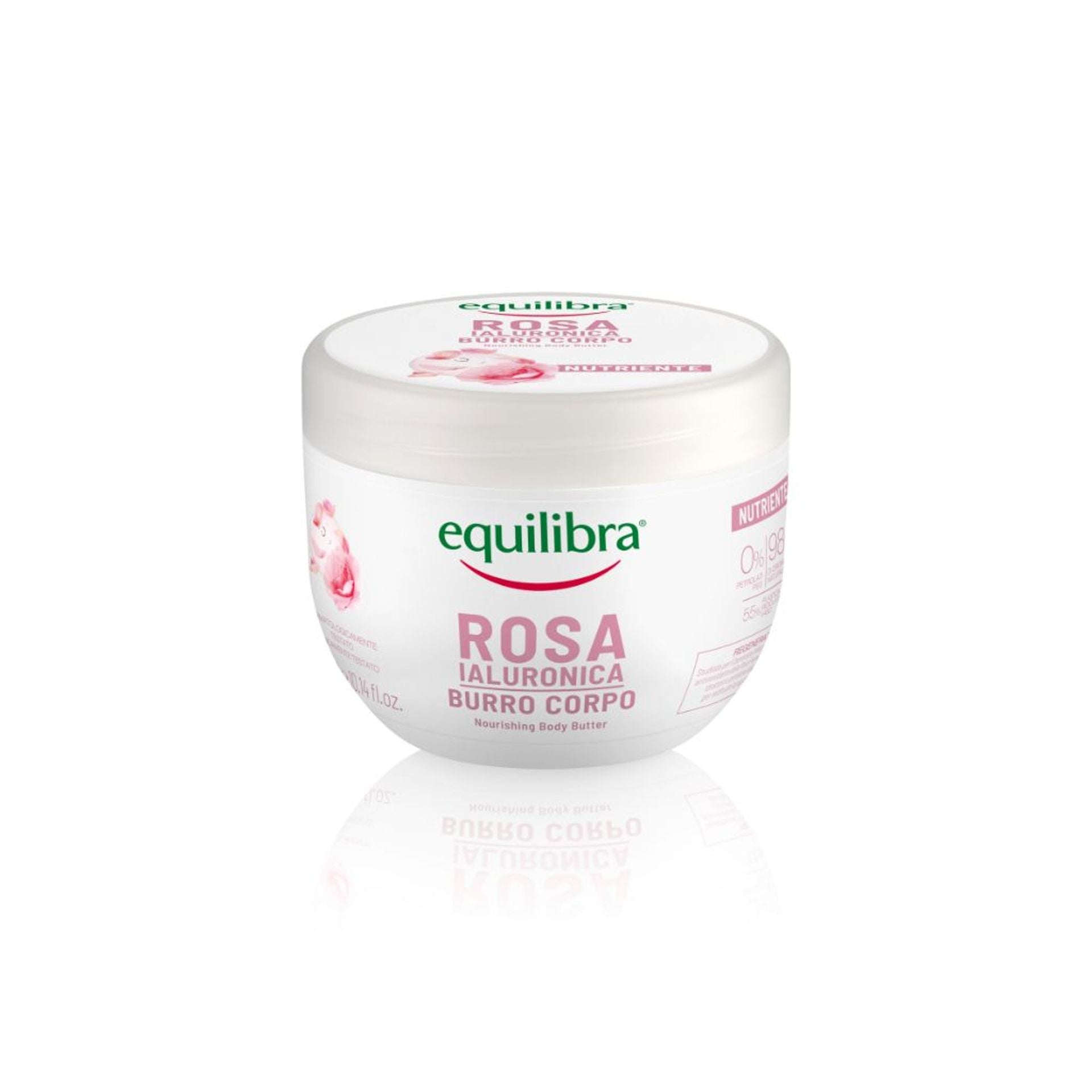 Burro corpo nutriente Rosa Ialuronica