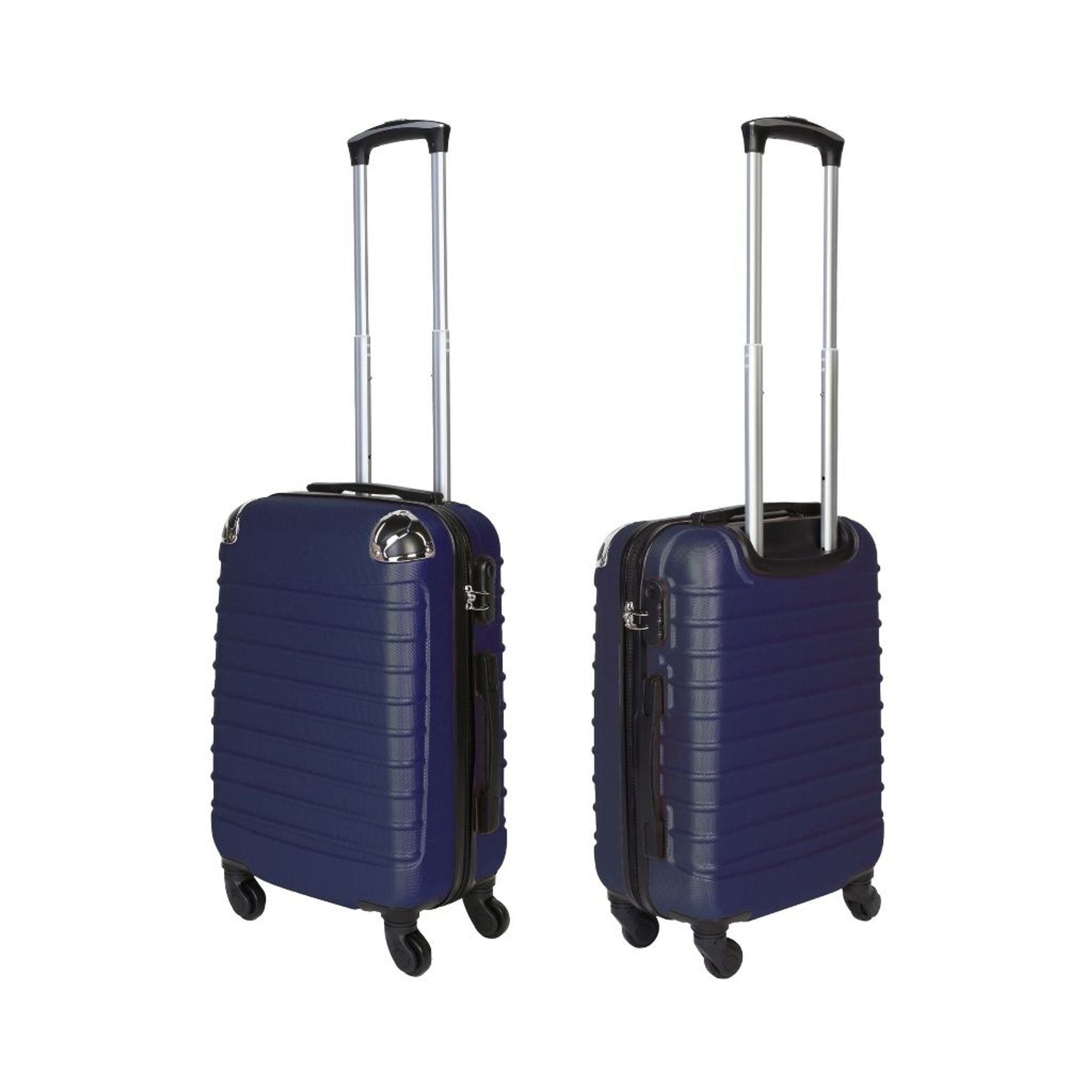 Set 3 valigie trolley rigide - bagaglio a mano - media - grande