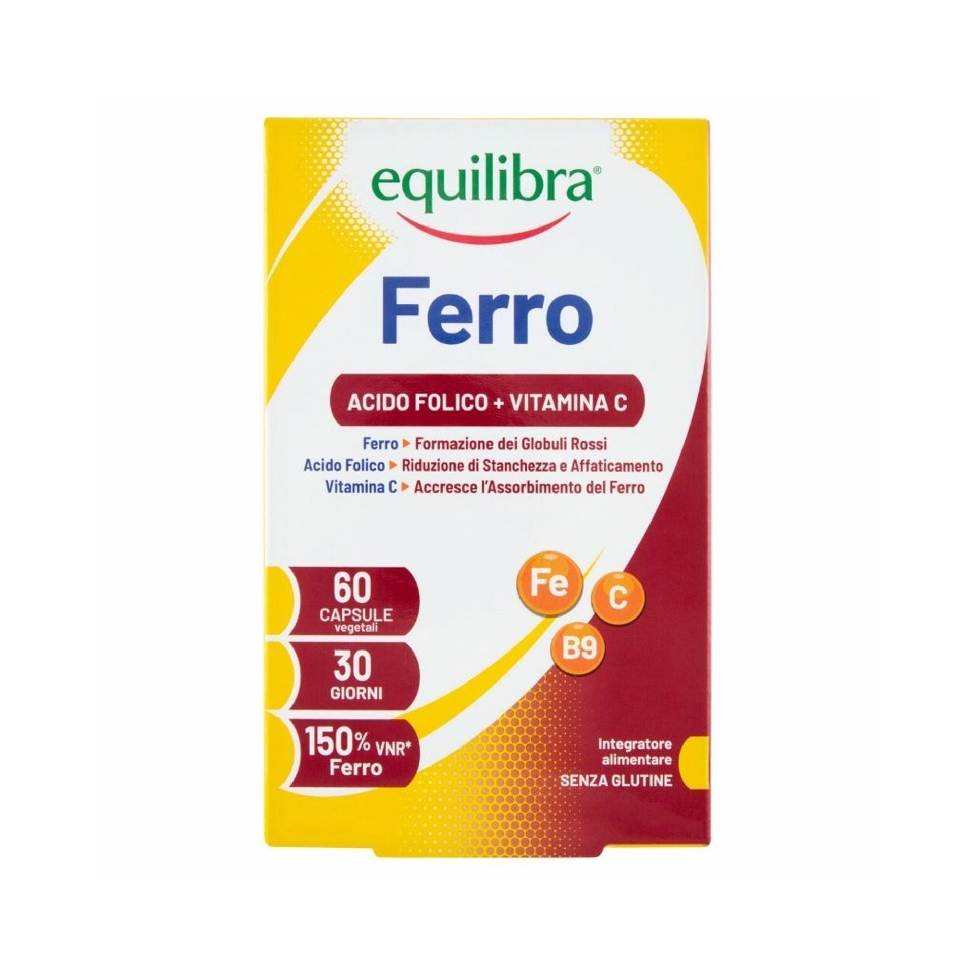 Ferro con Acido Folico + Vitamina C 60 perle