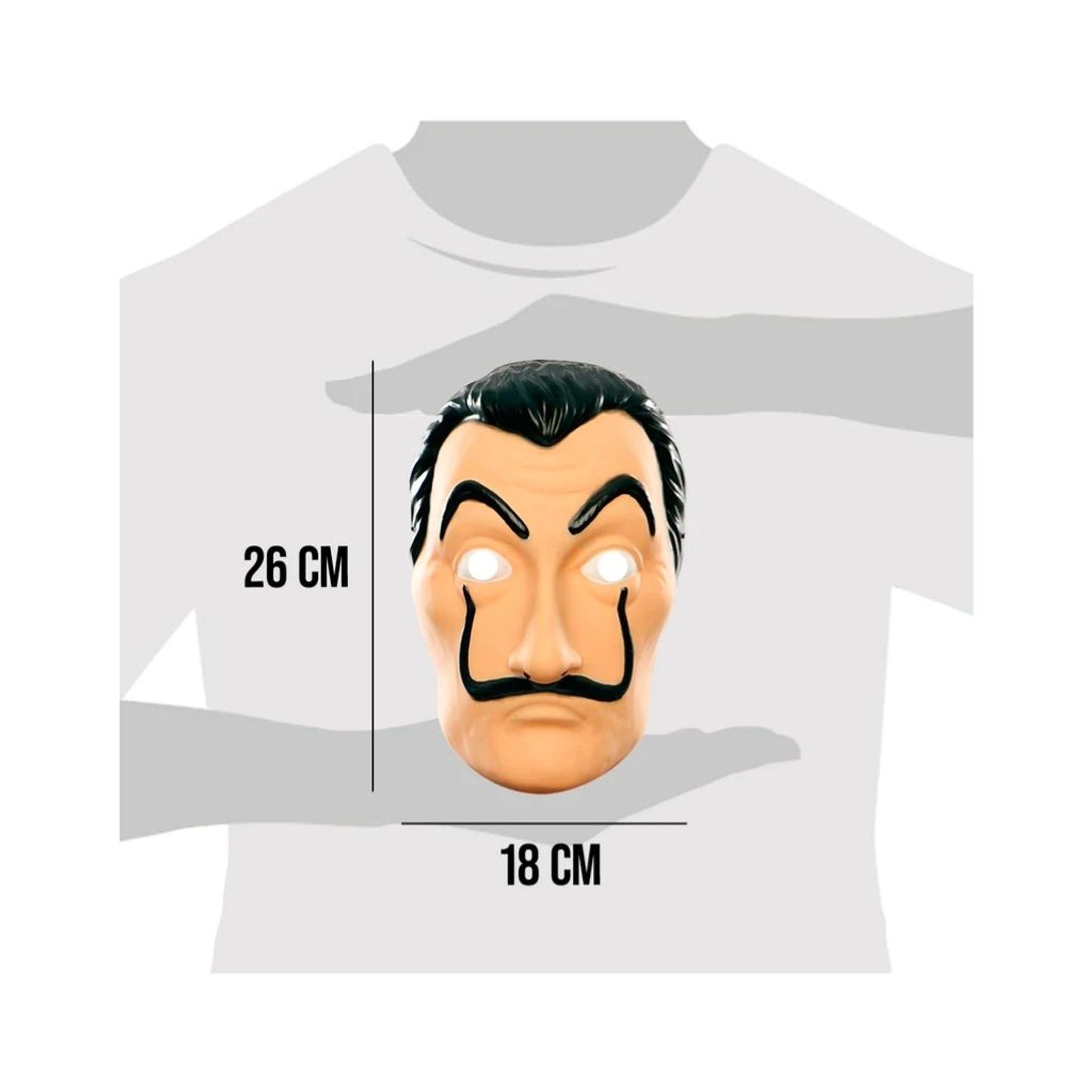 Maschera Salvador Dali
