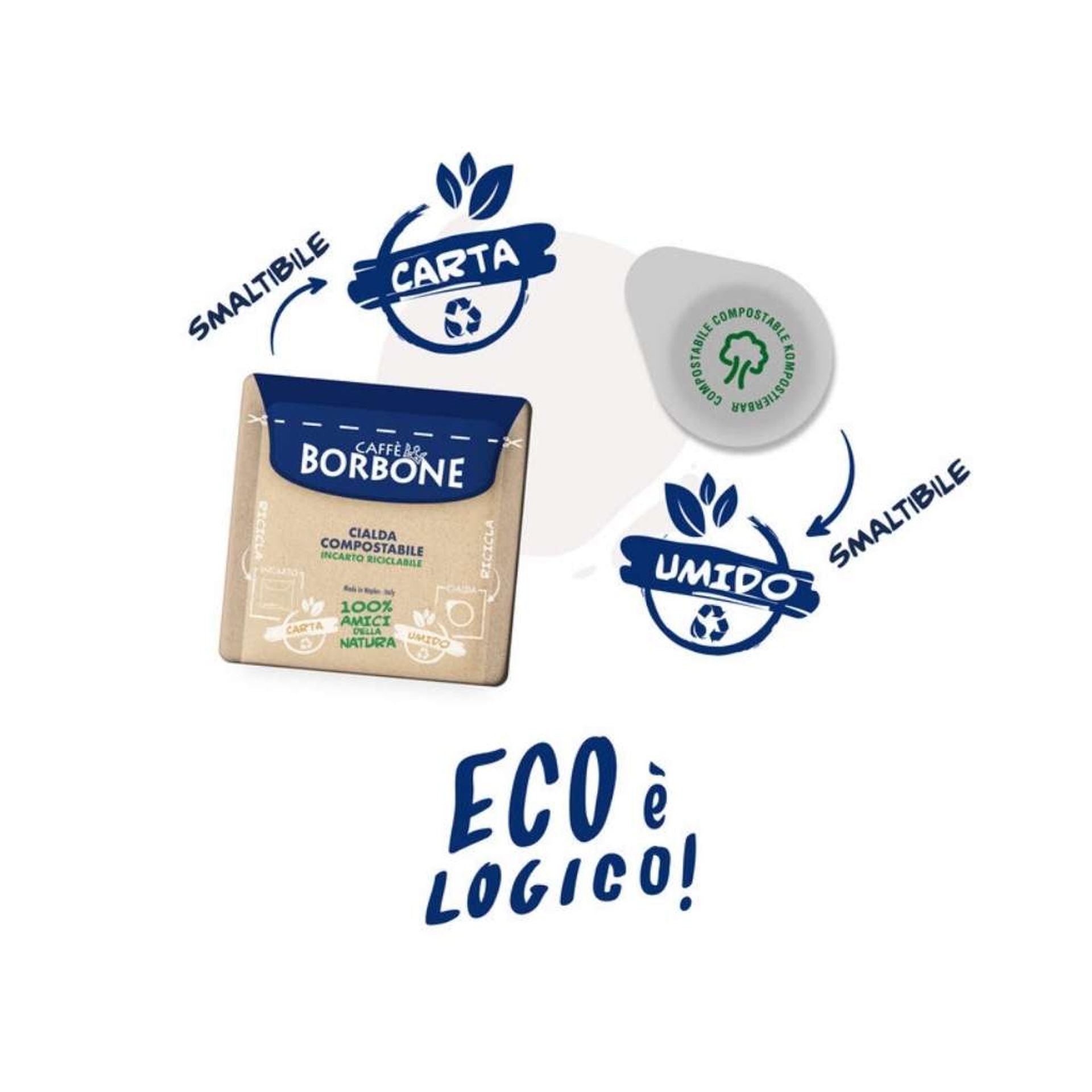 100 cialde ESE miscela Blu