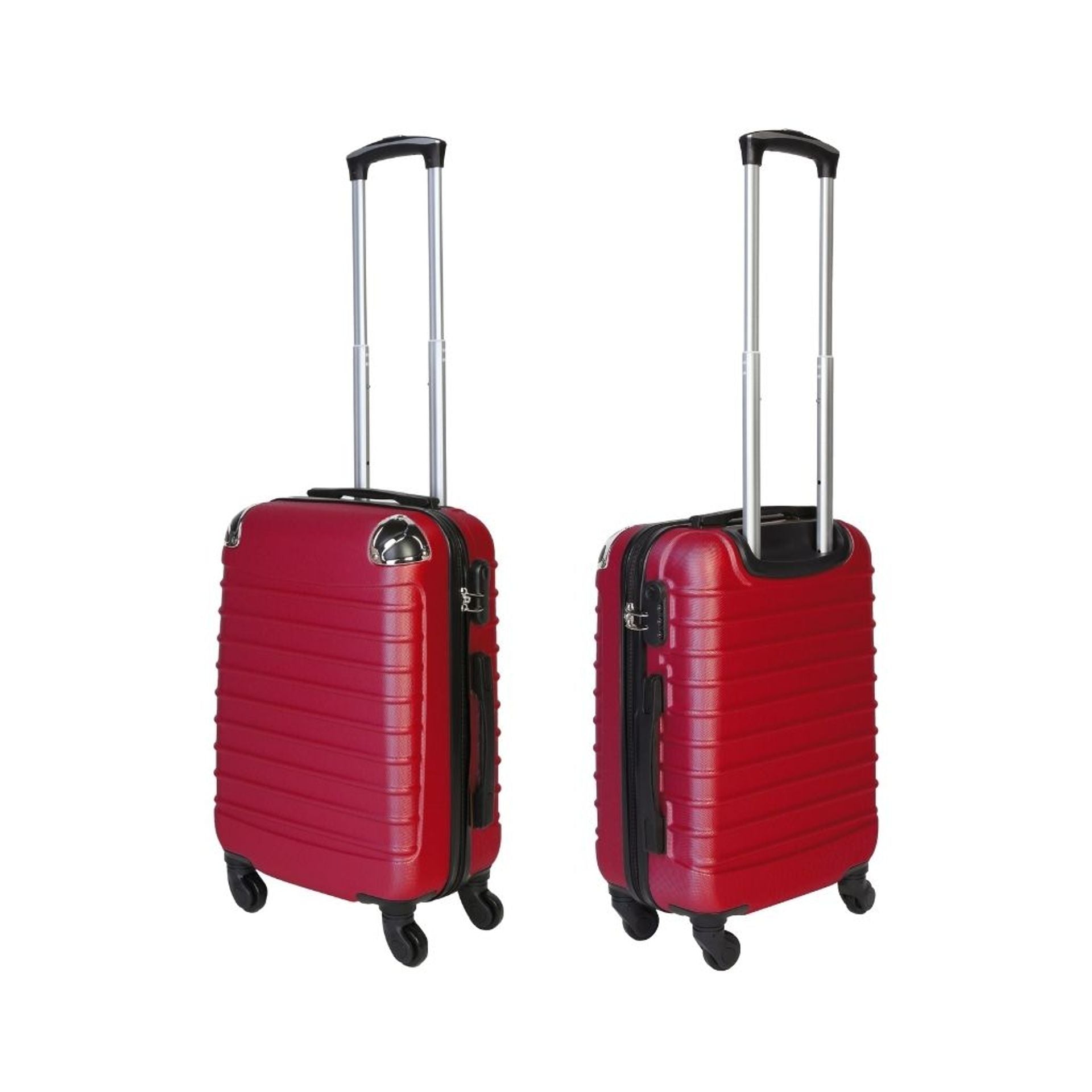 Set 3 valigie trolley rigide - bagaglio a mano - media - grande