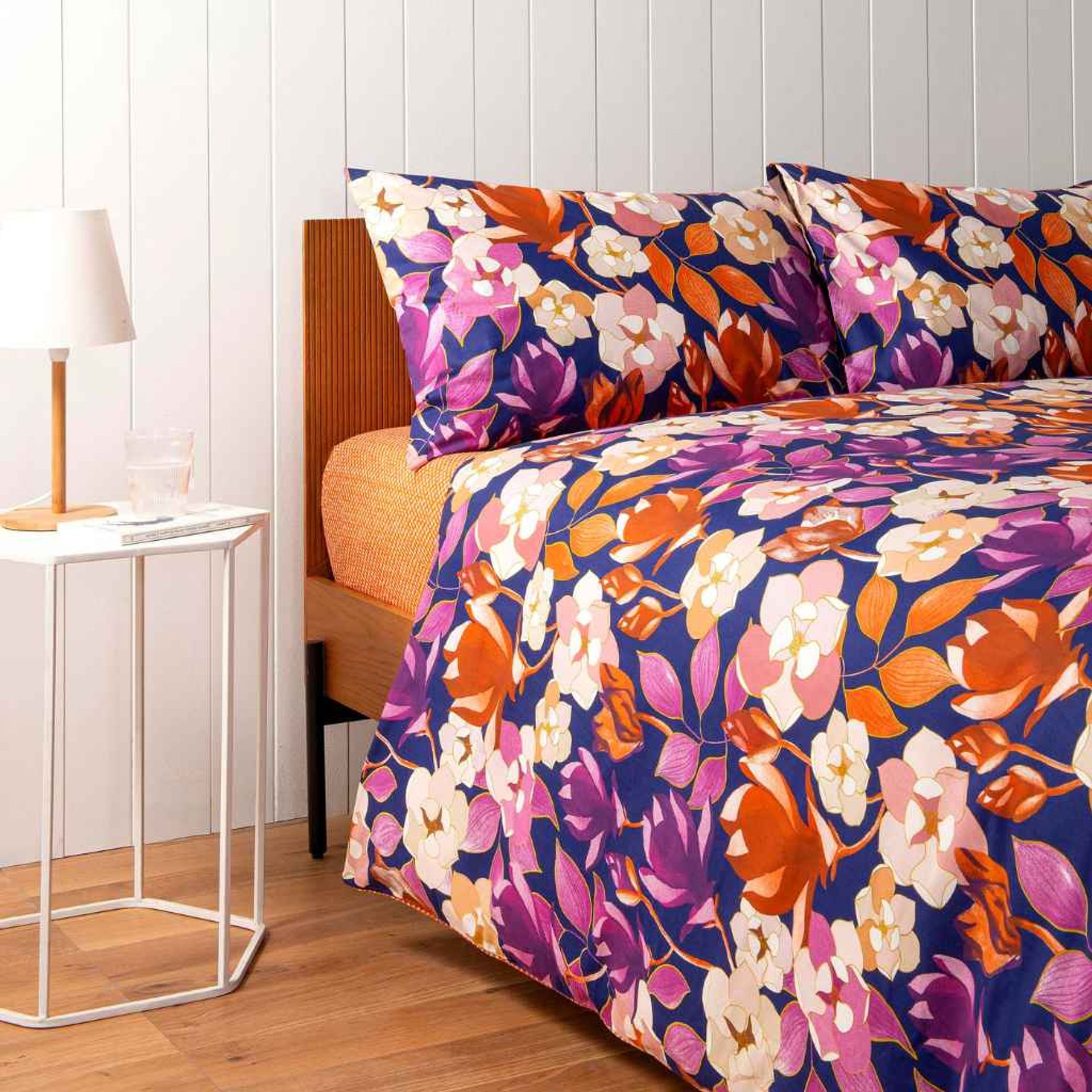 Parure copripiumino matrimoniale in puro cotone