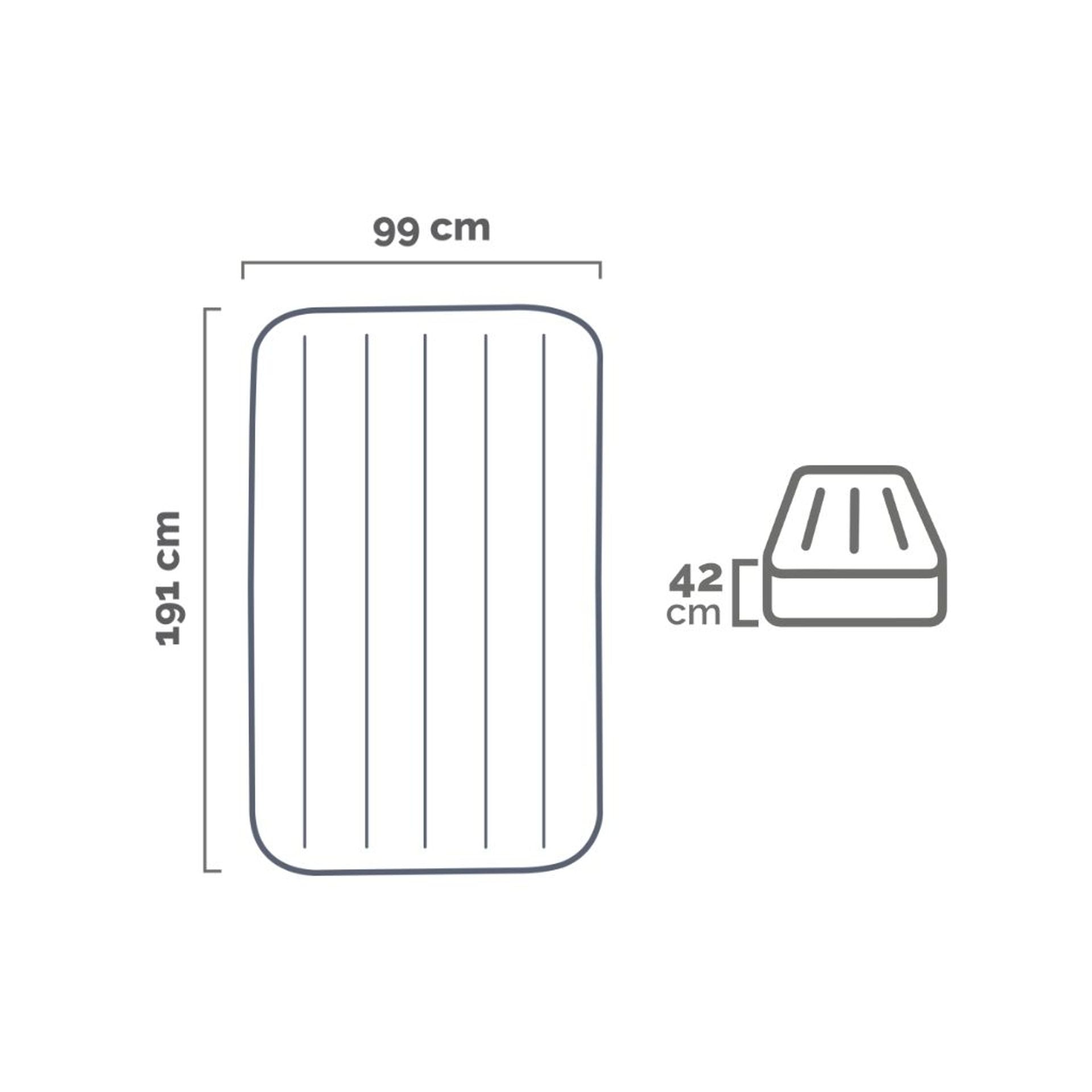 Materasso gonfiabile Dura Beam Rest - singolo - con cuscino incorporato