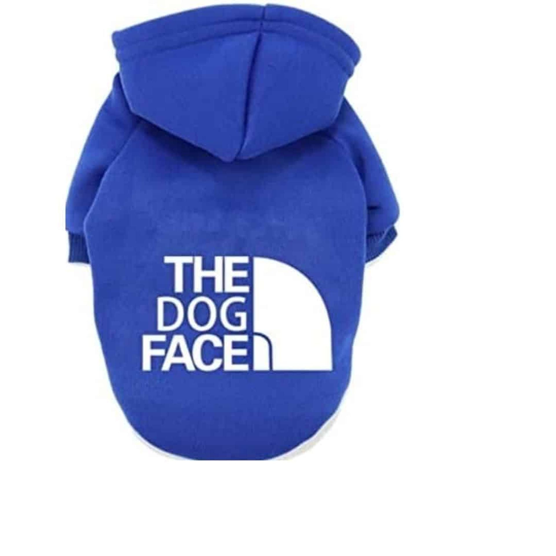 Felpa con Cappuccio Blu