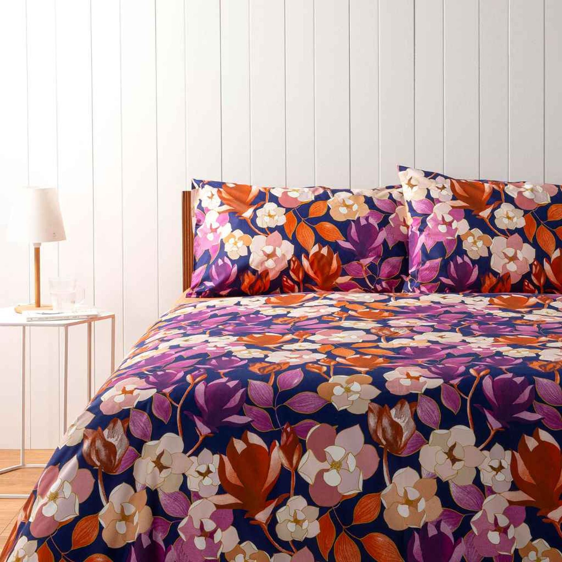 Parure copripiumino matrimoniale in puro cotone