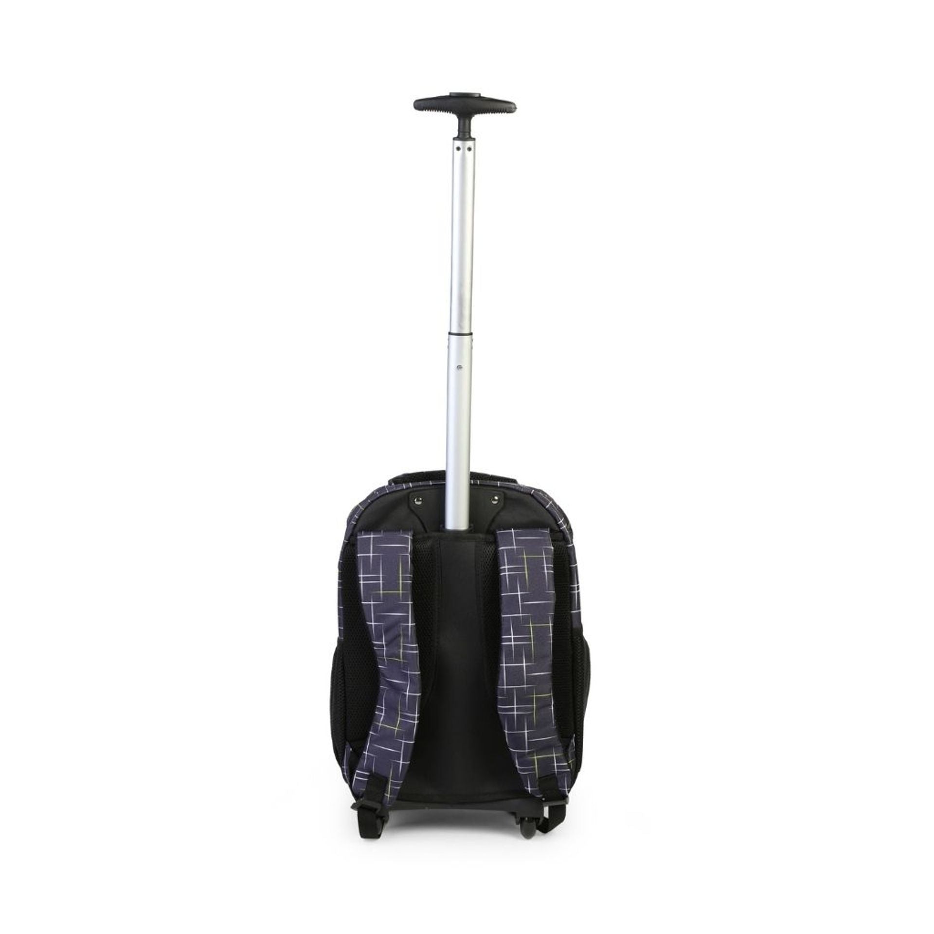 Zaino trolley scuola - bambini e ragazzi - 2 in 1 - spallacci uso zaino - fantasia righe