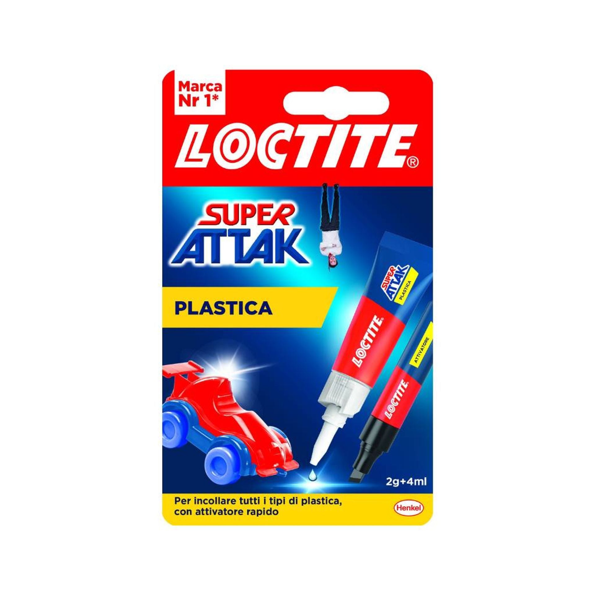 Loctite Super Attak Plastica 2g+4ml